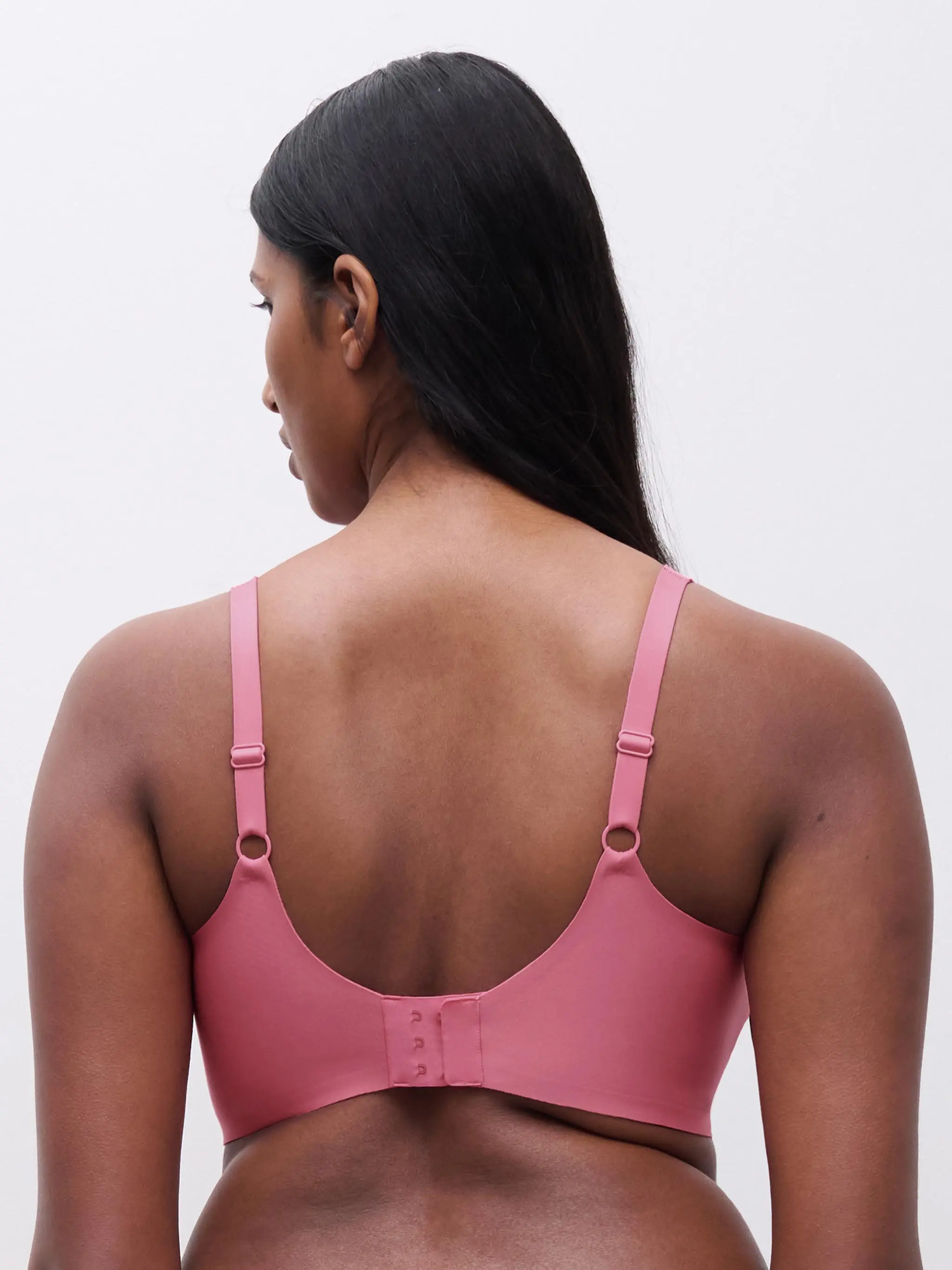 Soutien-gorge sans armature plongeant - Gardénia