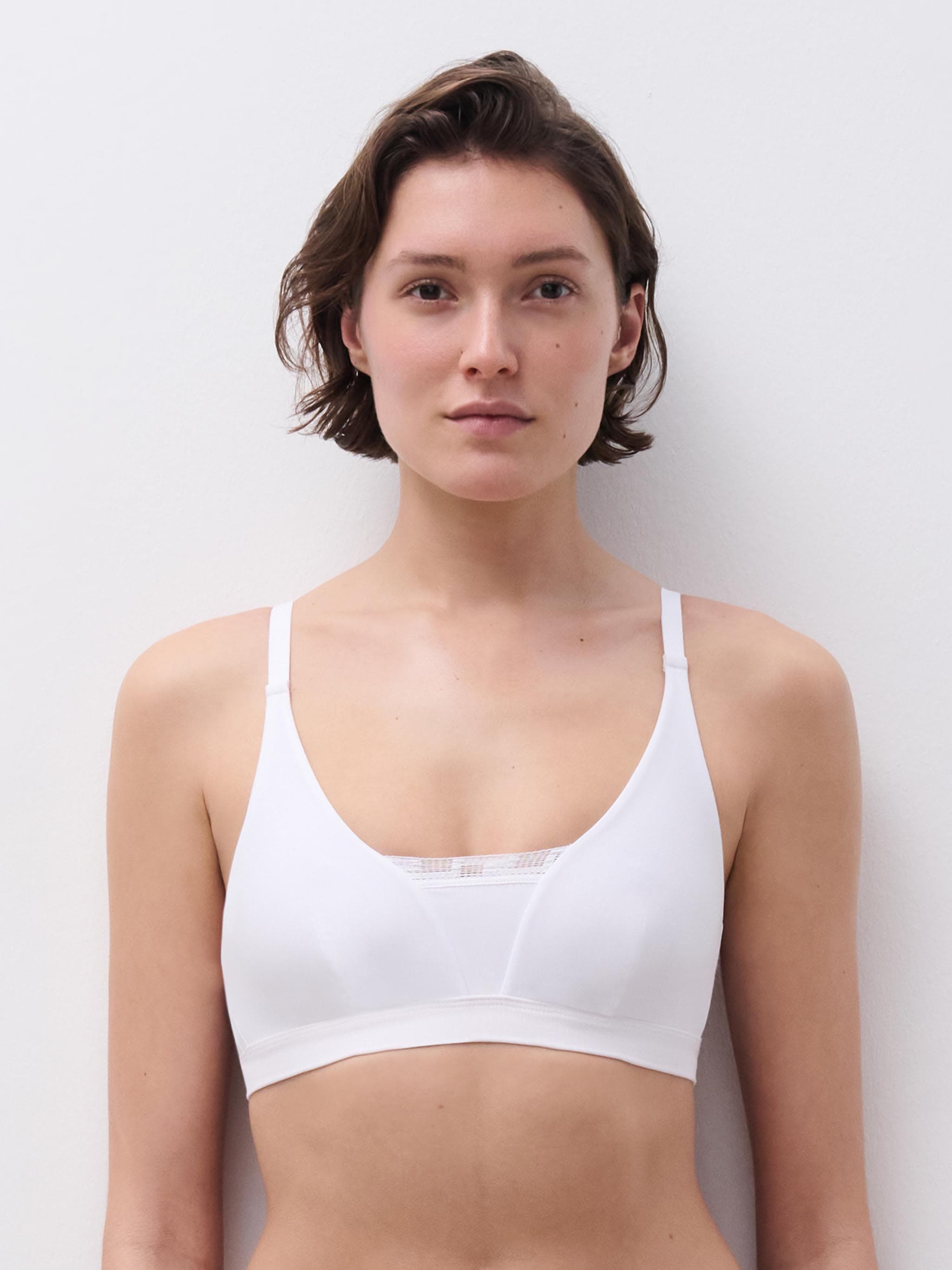 Soutien-gorge sans armature - Blanc