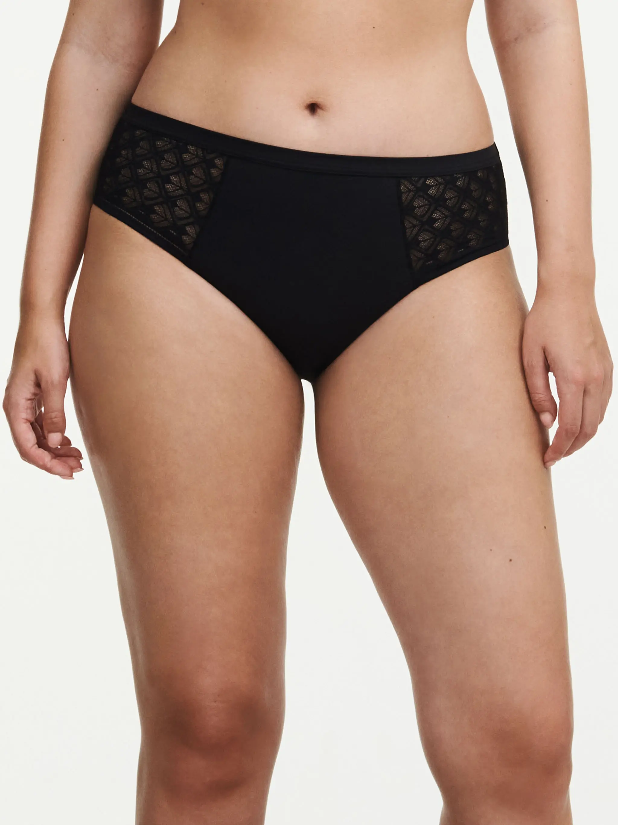 Culotte taille haute - Noir