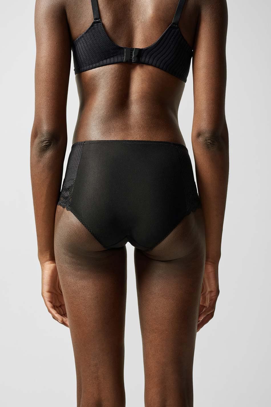 Culotte taille haute - Noir