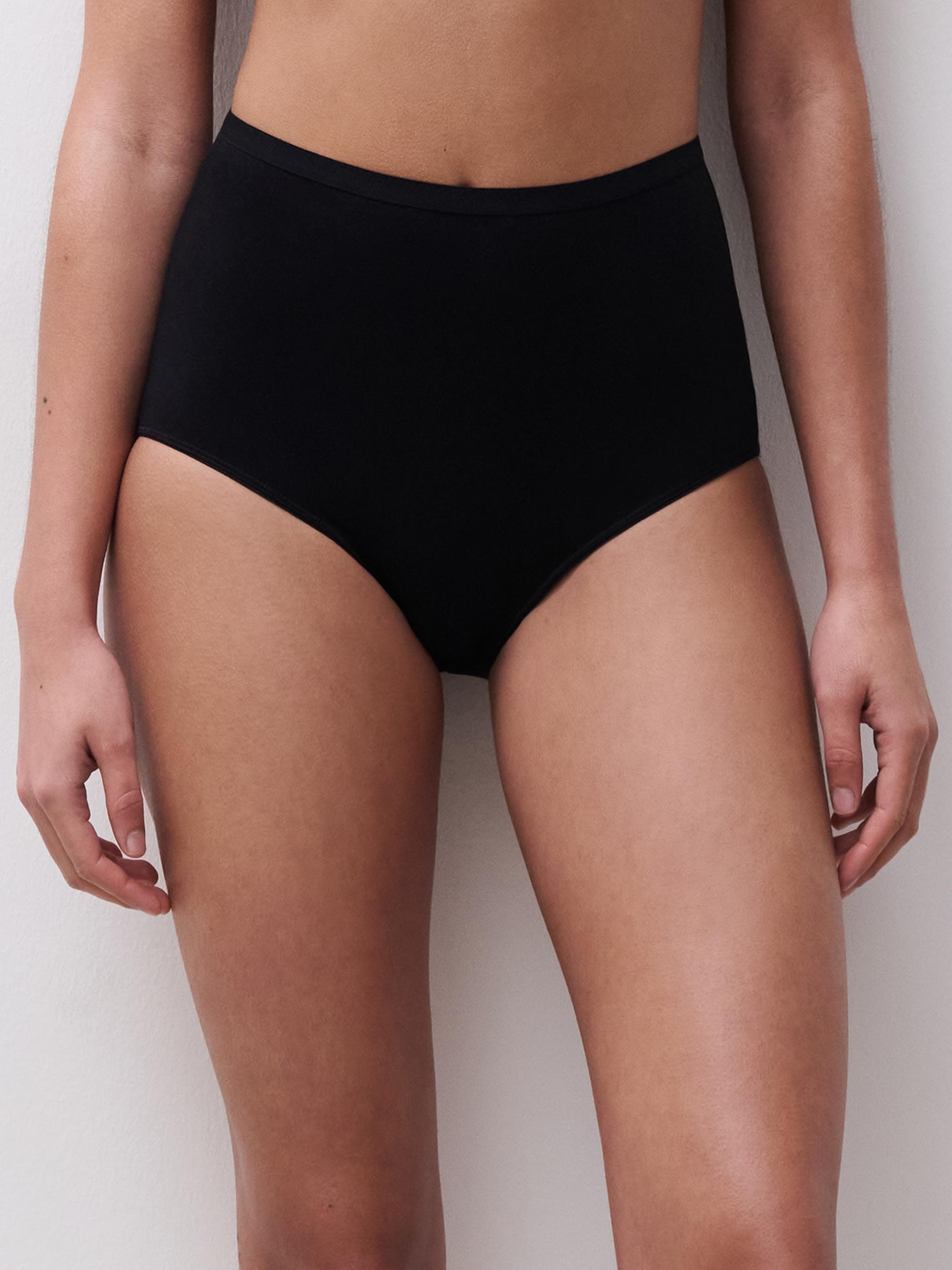 Culotte taille haute - Noir