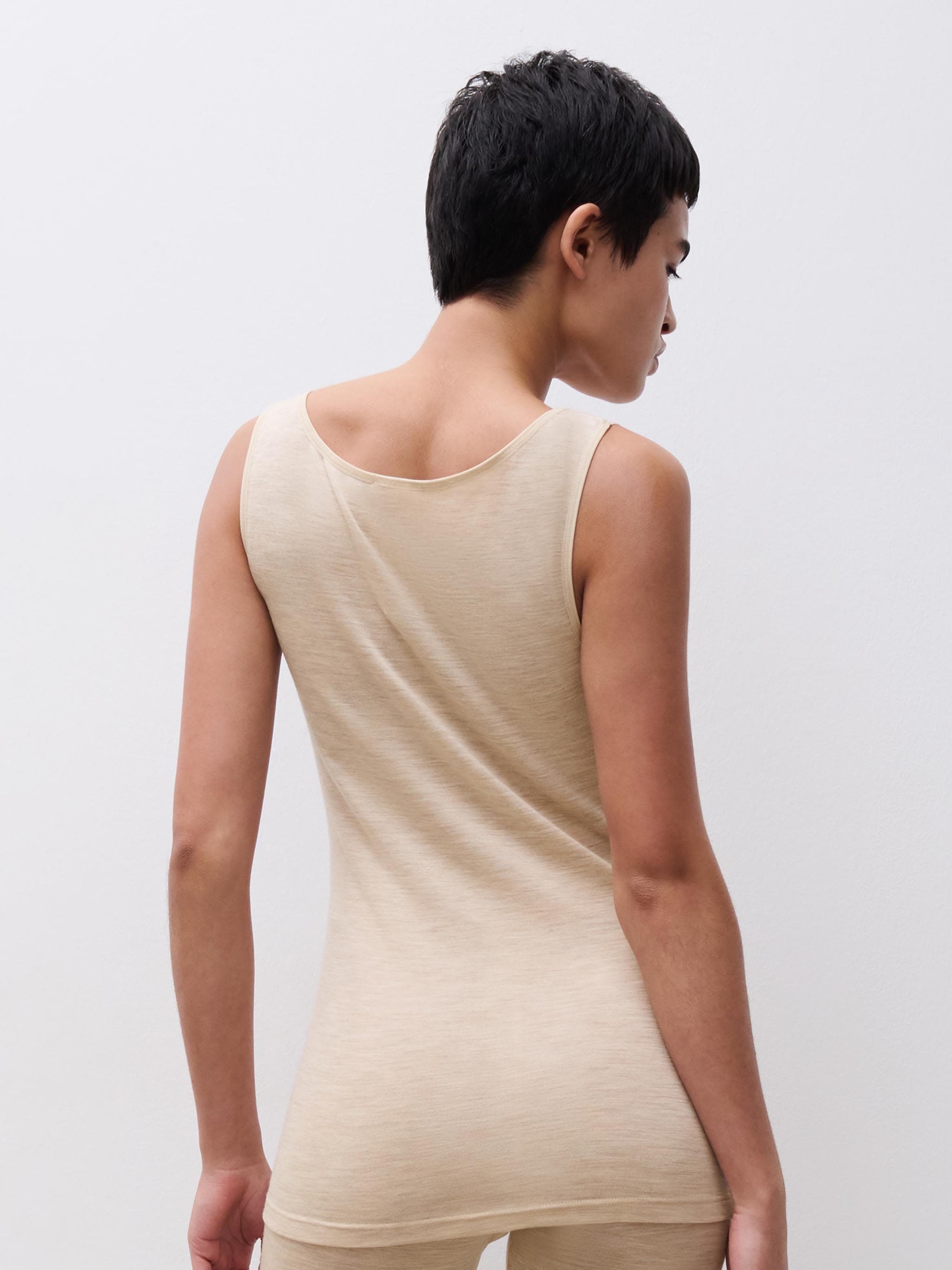 Débardeur - Beige Chiné
