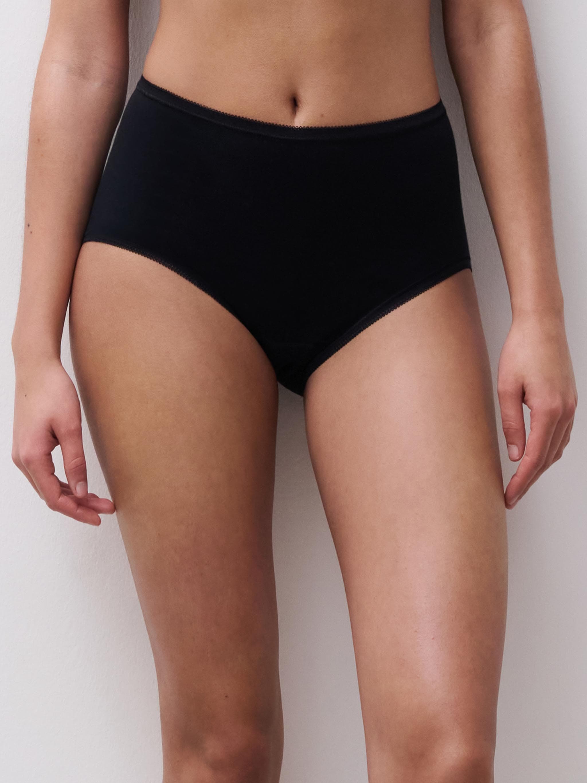 Culotte taille haute - Noir