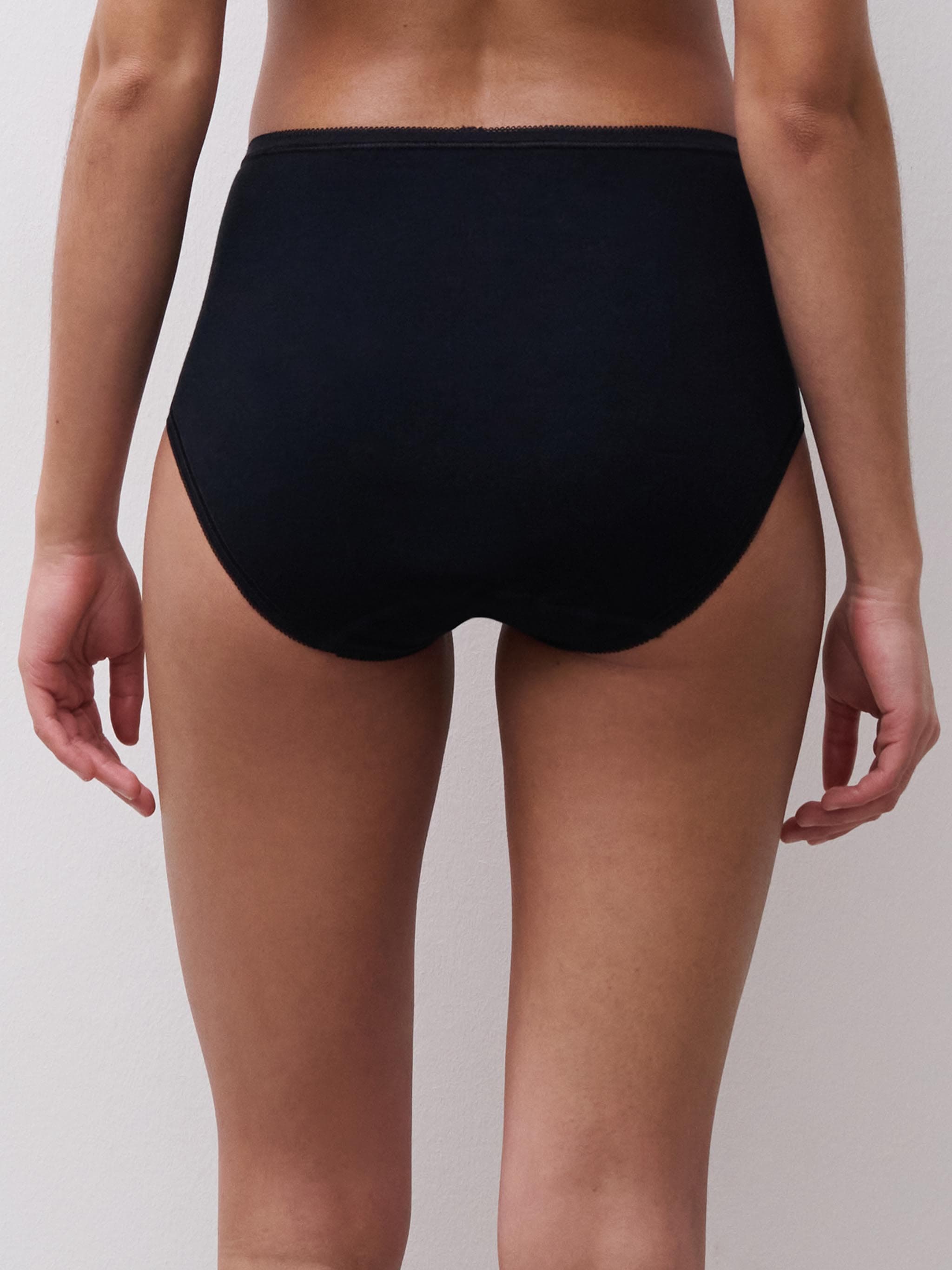 Culotte taille haute - Noir