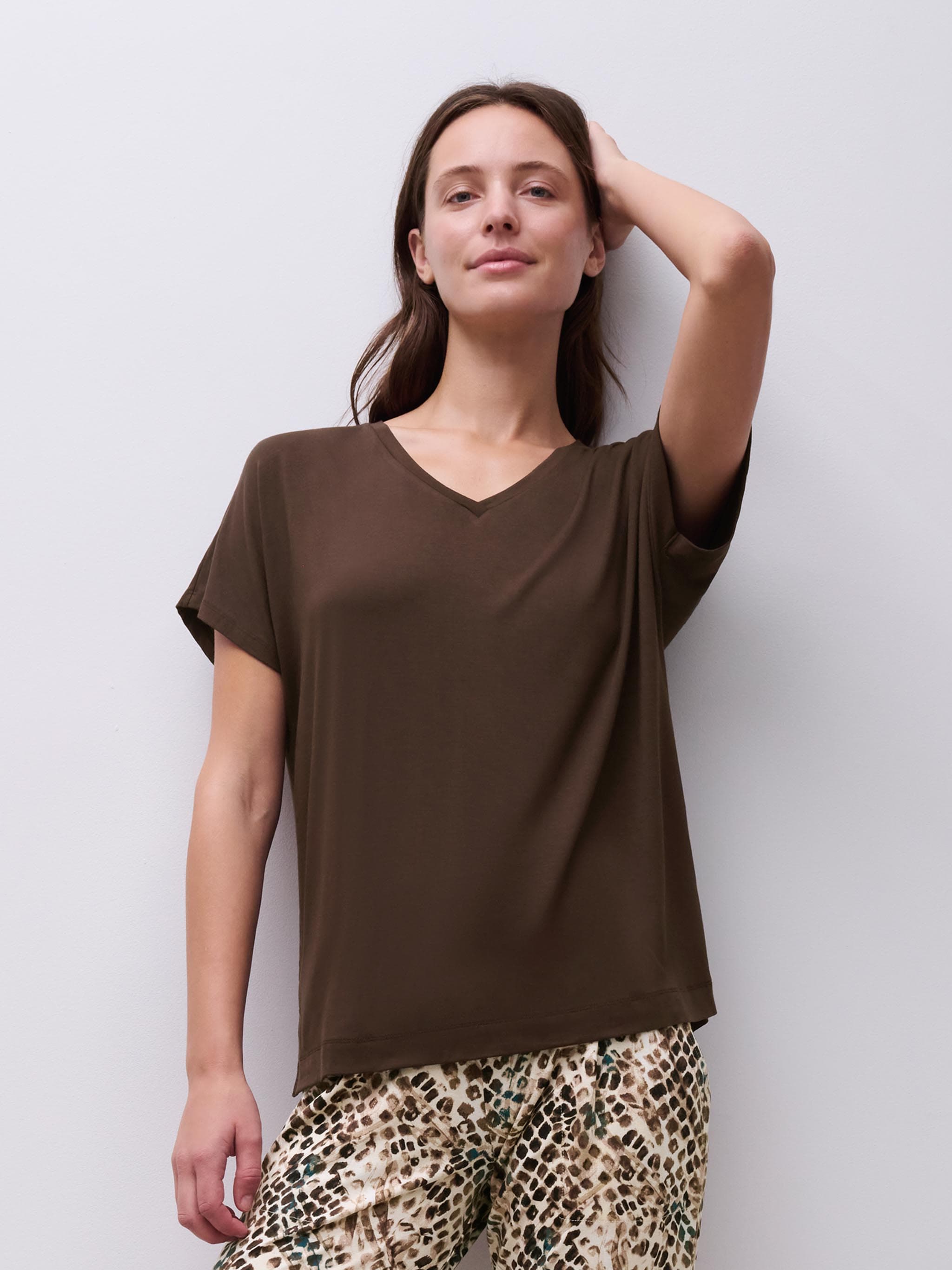 T-shirt manches courtes - Ebène