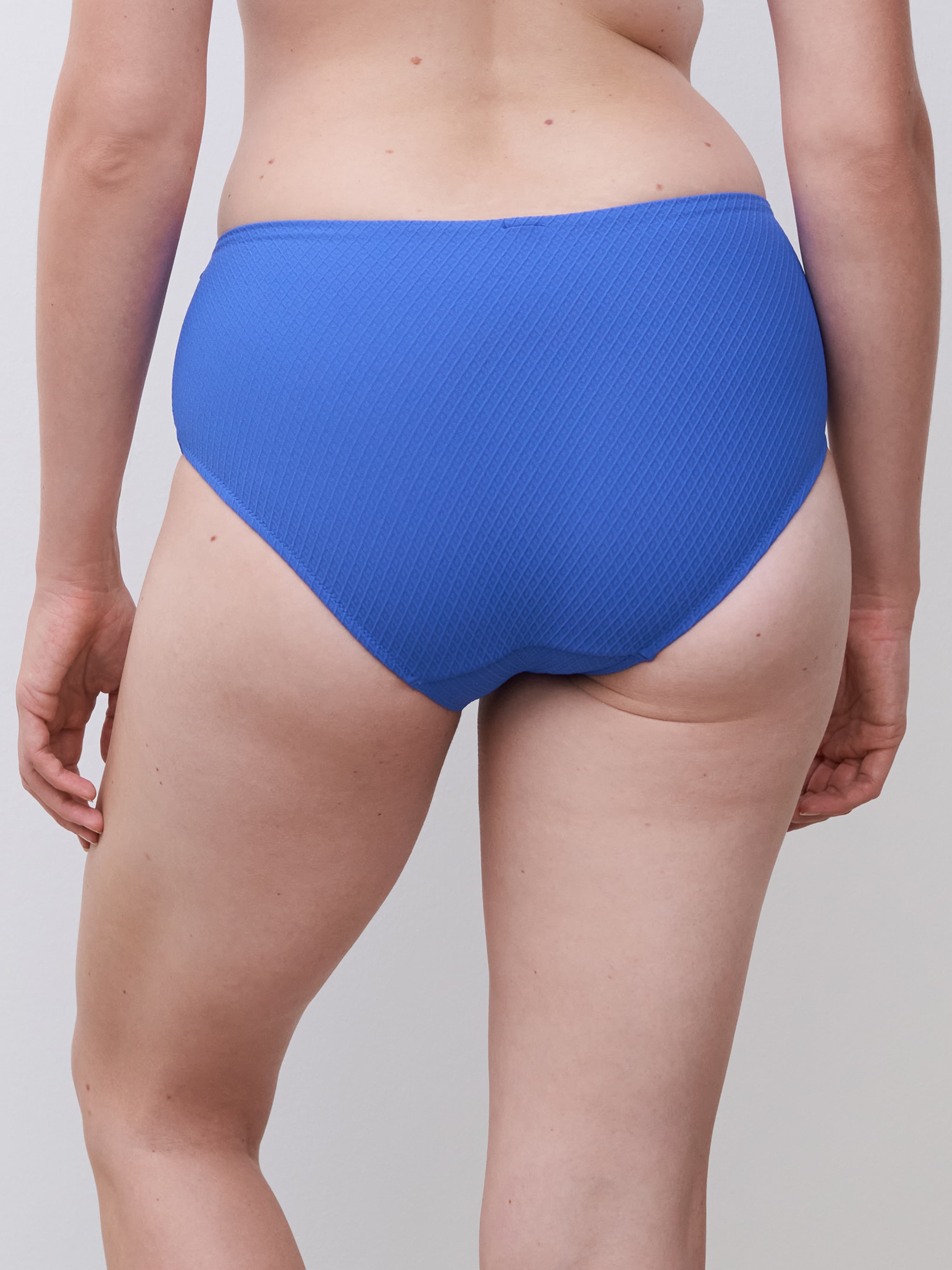 Bas de maillot de bain culotte taille haute - Bleu Royal