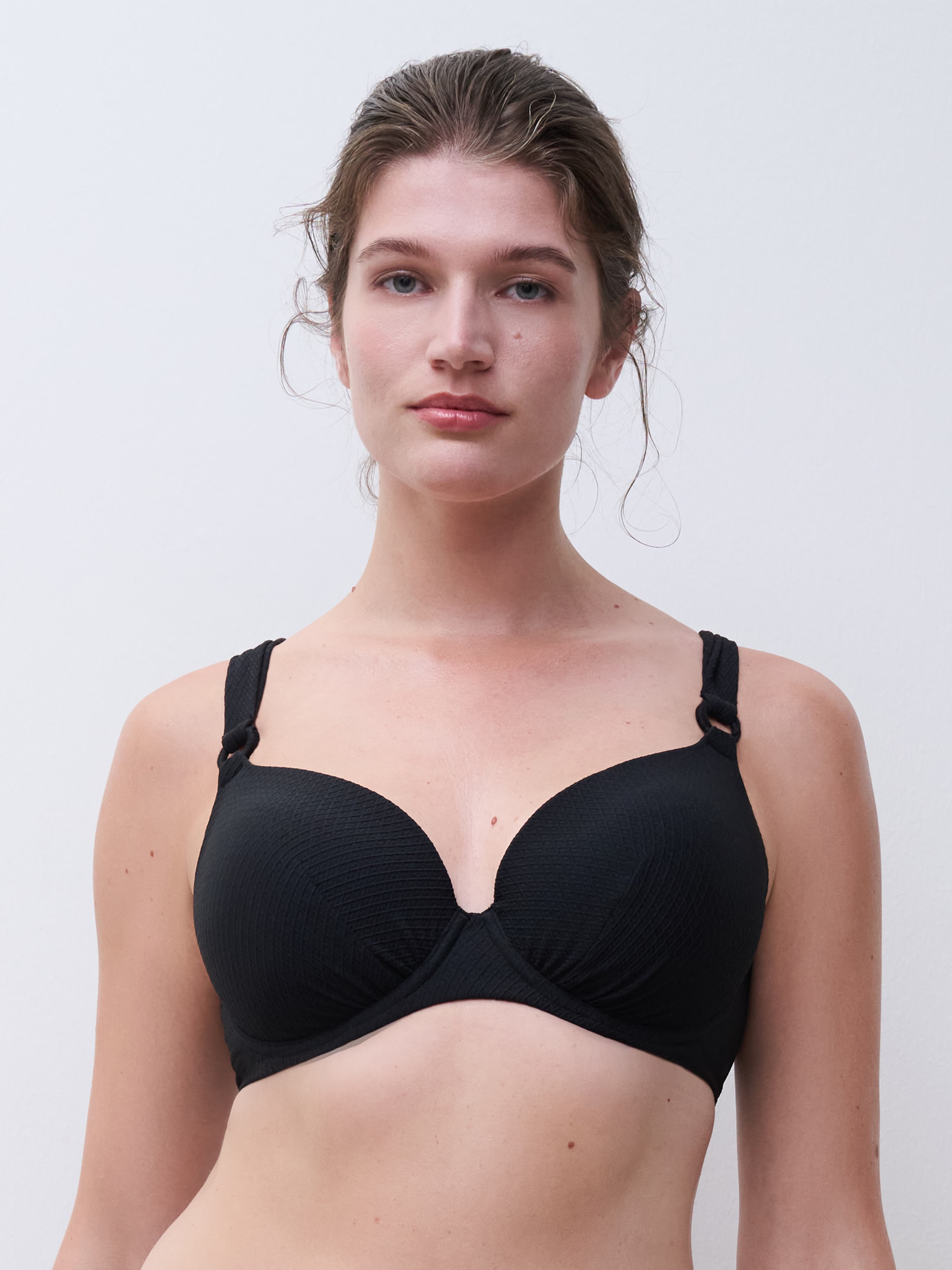 Haut de maillot de bain coques - Noir