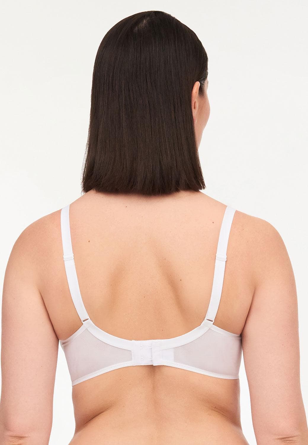 Soutien-gorge coques plongeant - Blanc