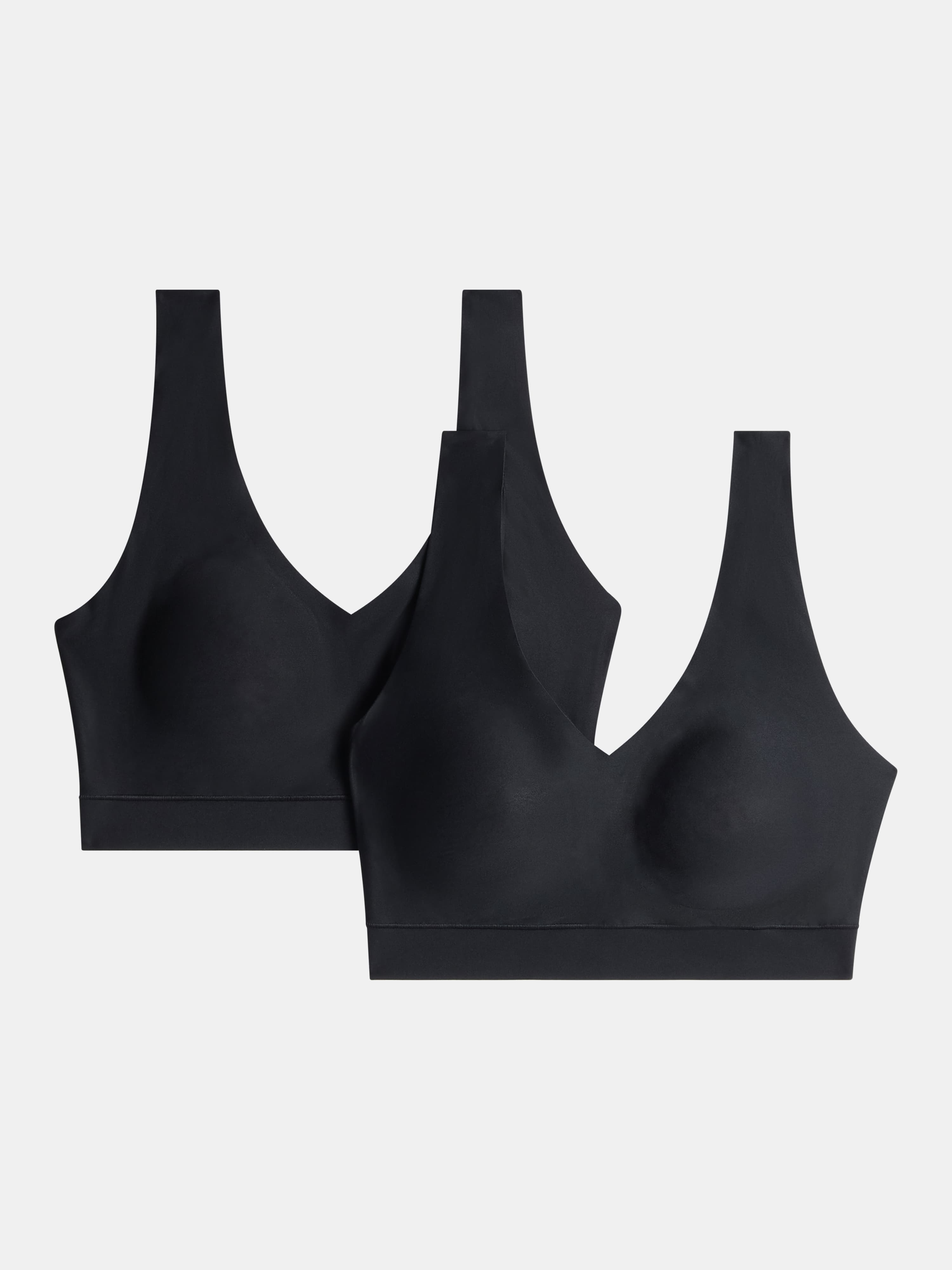 Brassière coques (pack de 2) - Noir