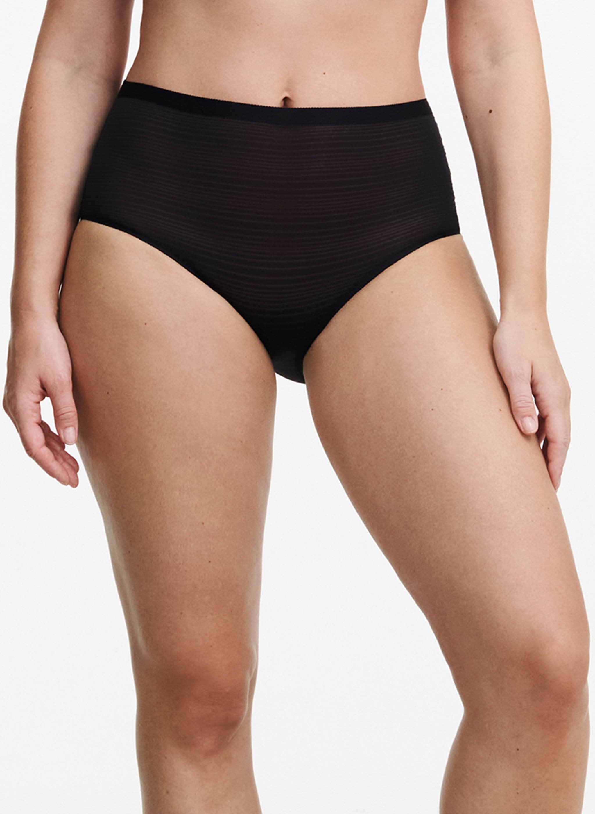 String taille haute - Noir