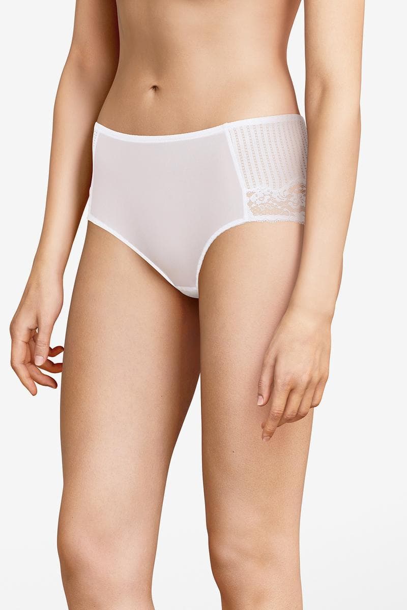 Culotte taille haute - Blanc