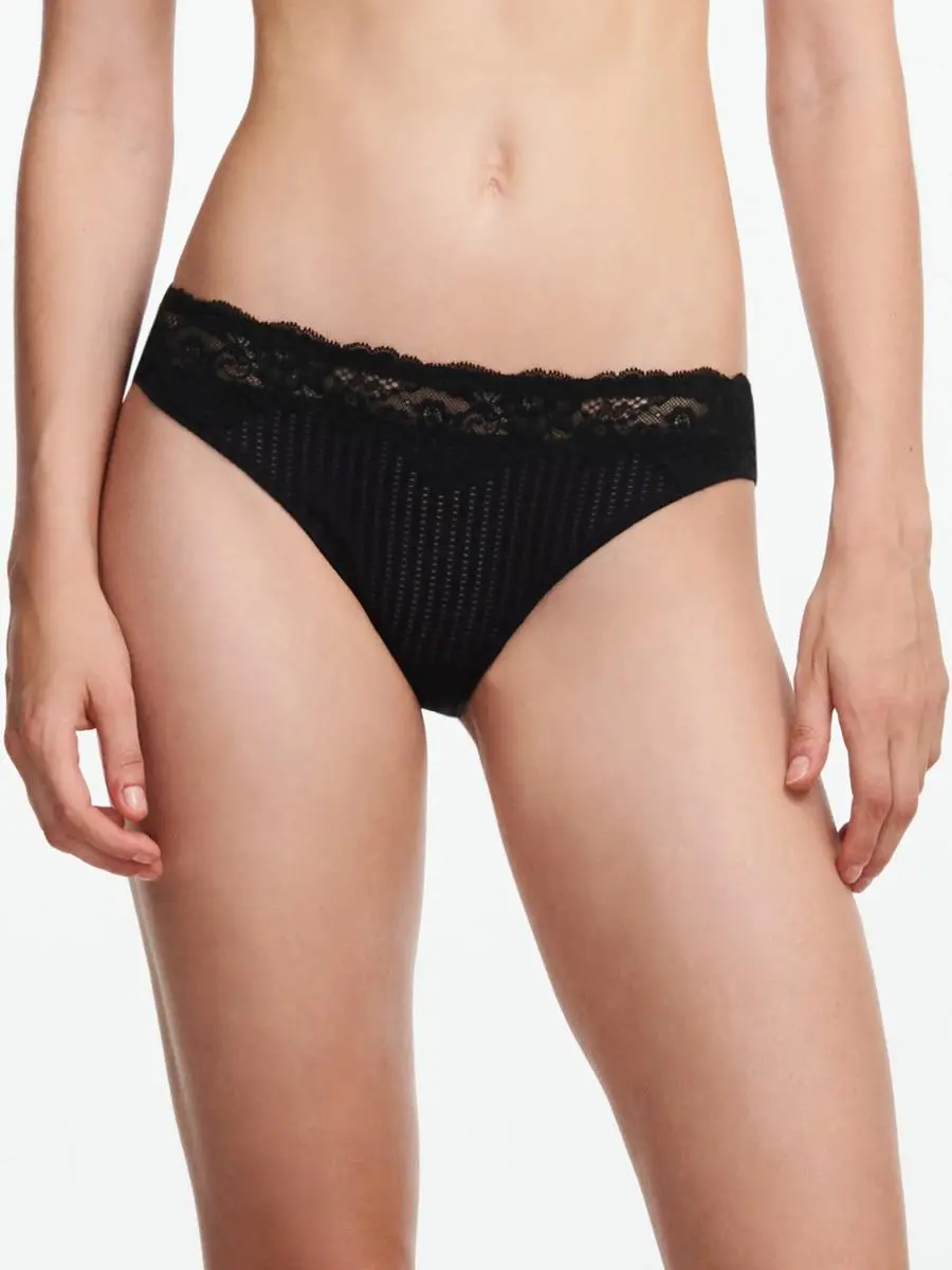 Culotte taille haute - Noir