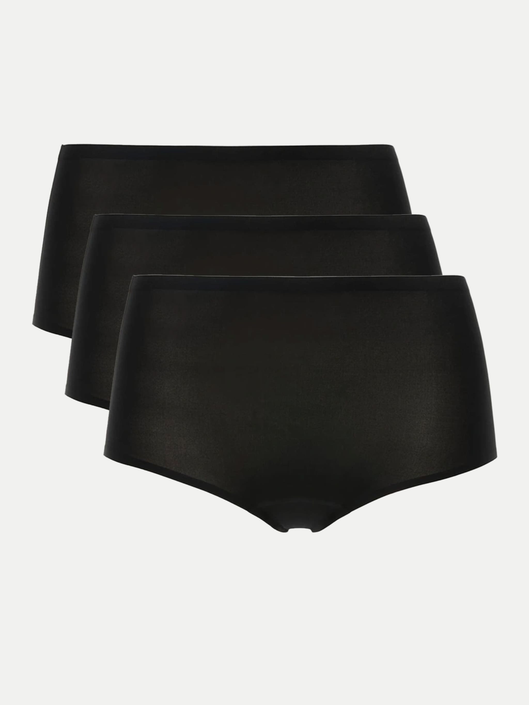 Culotte taille haute (pack de 3) - Noir