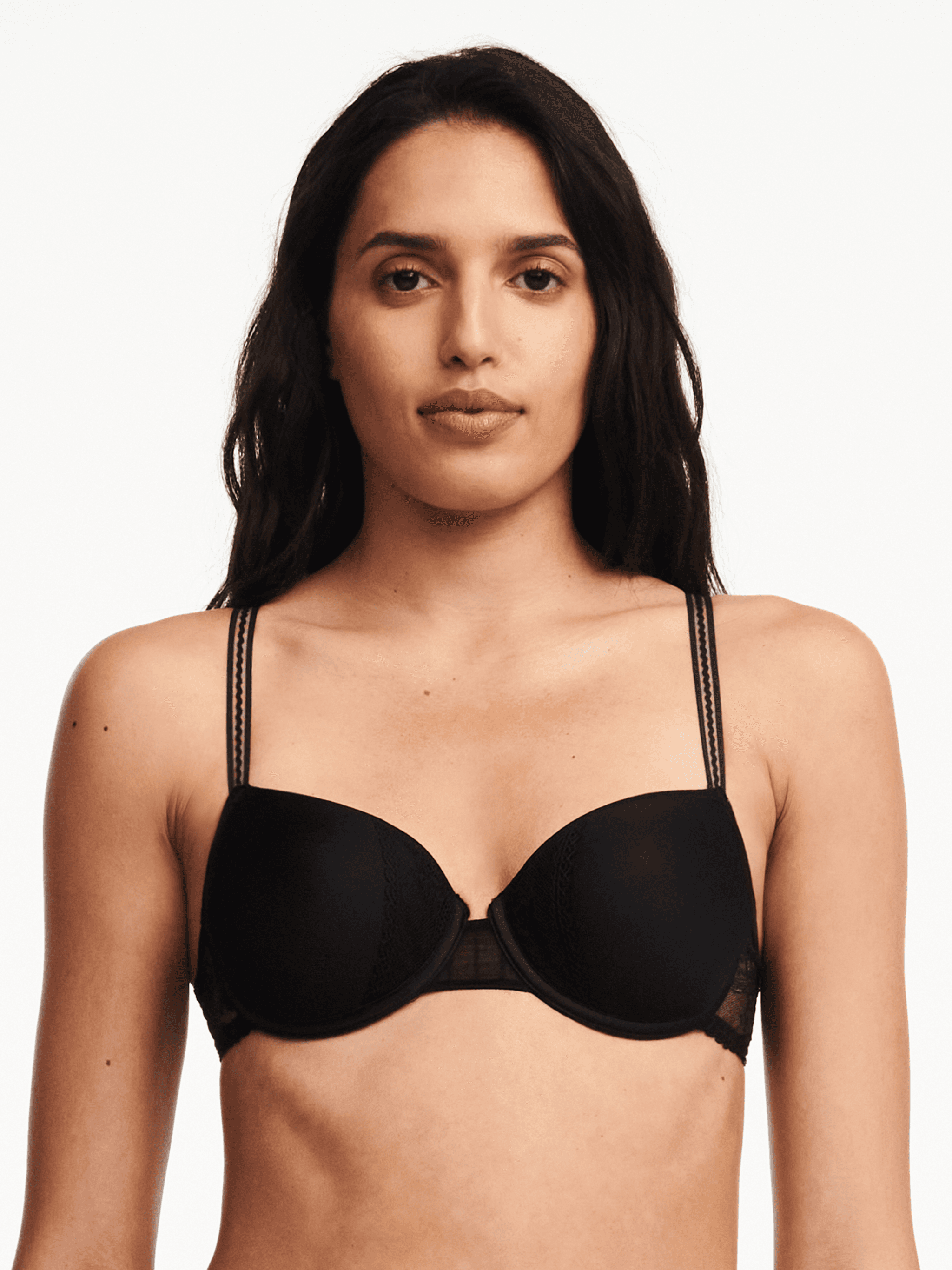 Soutien-gorge corbeille mémoire de forme - Noir
