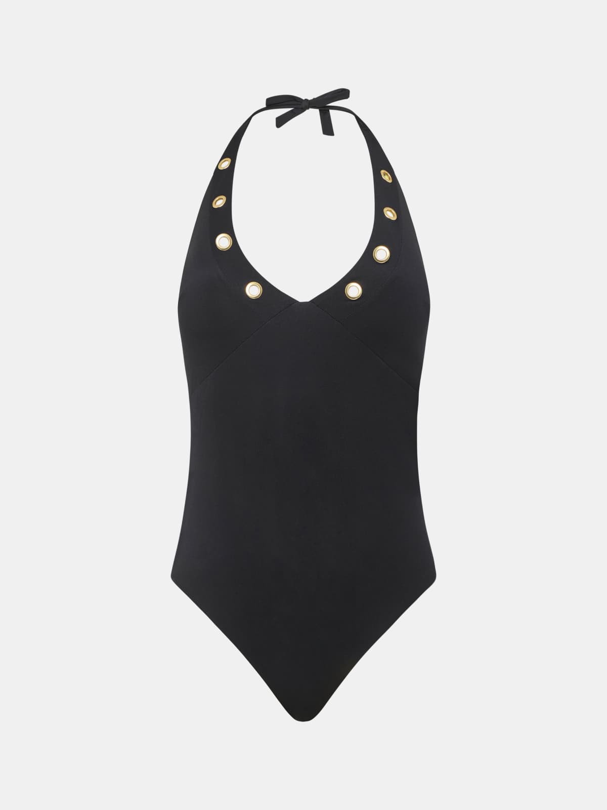 Maillot de bain 1 pièce plongeant - Noir