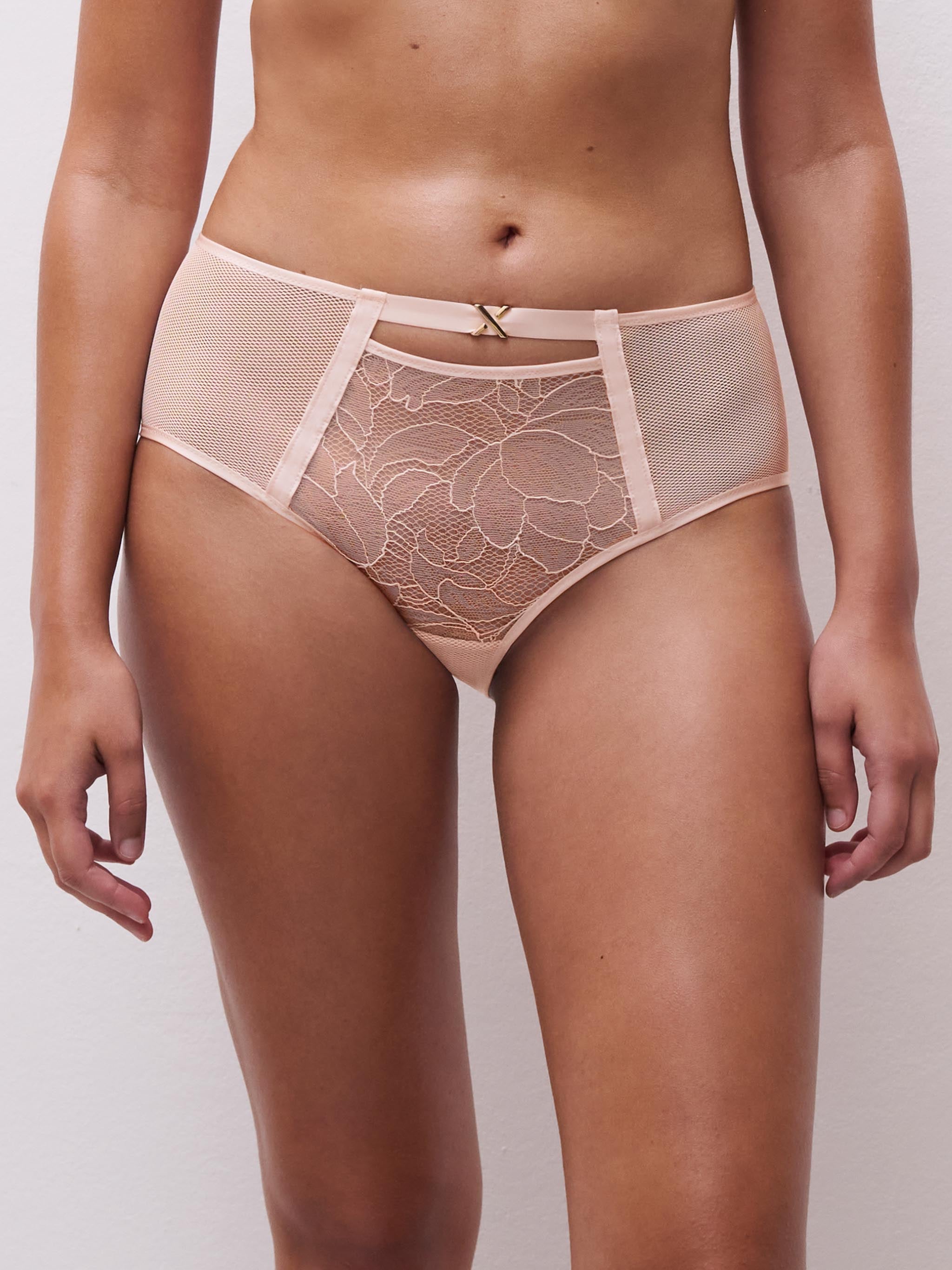 Culotte taille haute - Rose taffetas