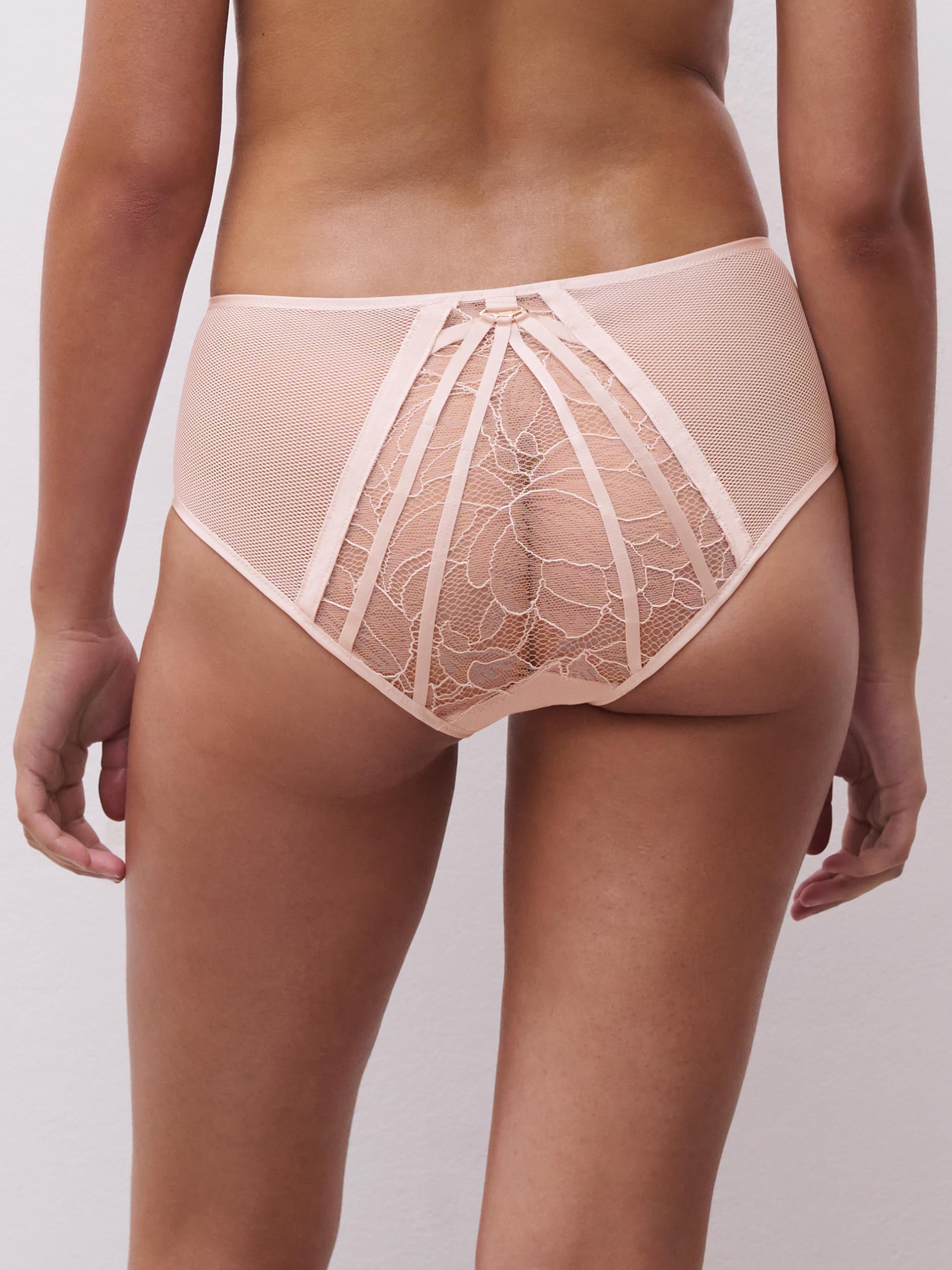 Culotte taille haute - Rose taffetas