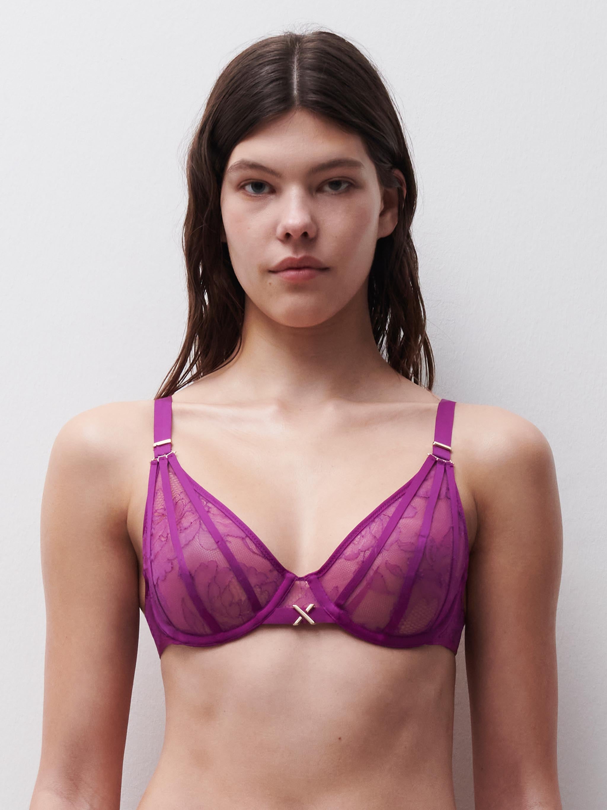Soutien-gorge plongeant - Ultra violet