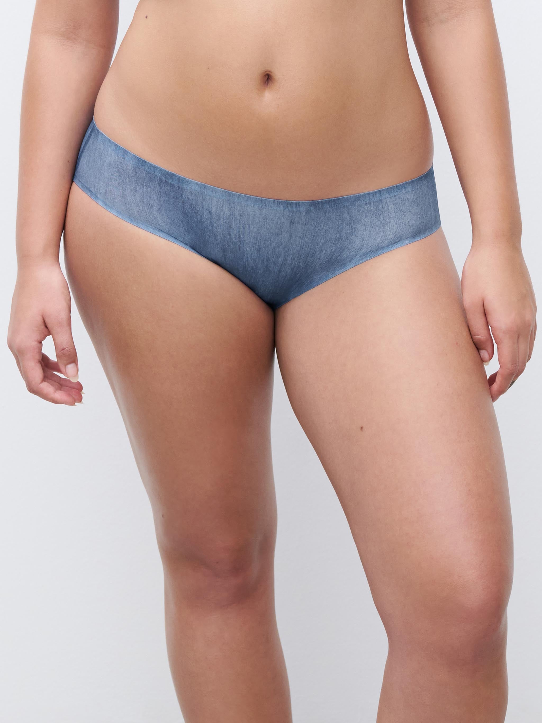 Slip - Imprimé Denim bleu