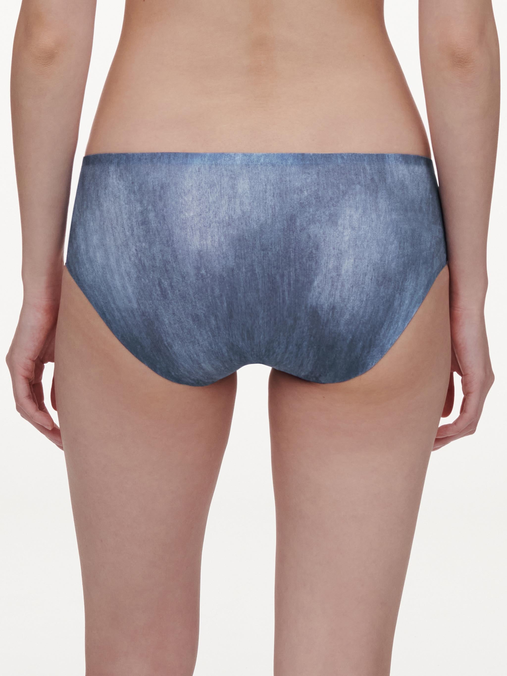 Shorty - Imprimé Denim bleu