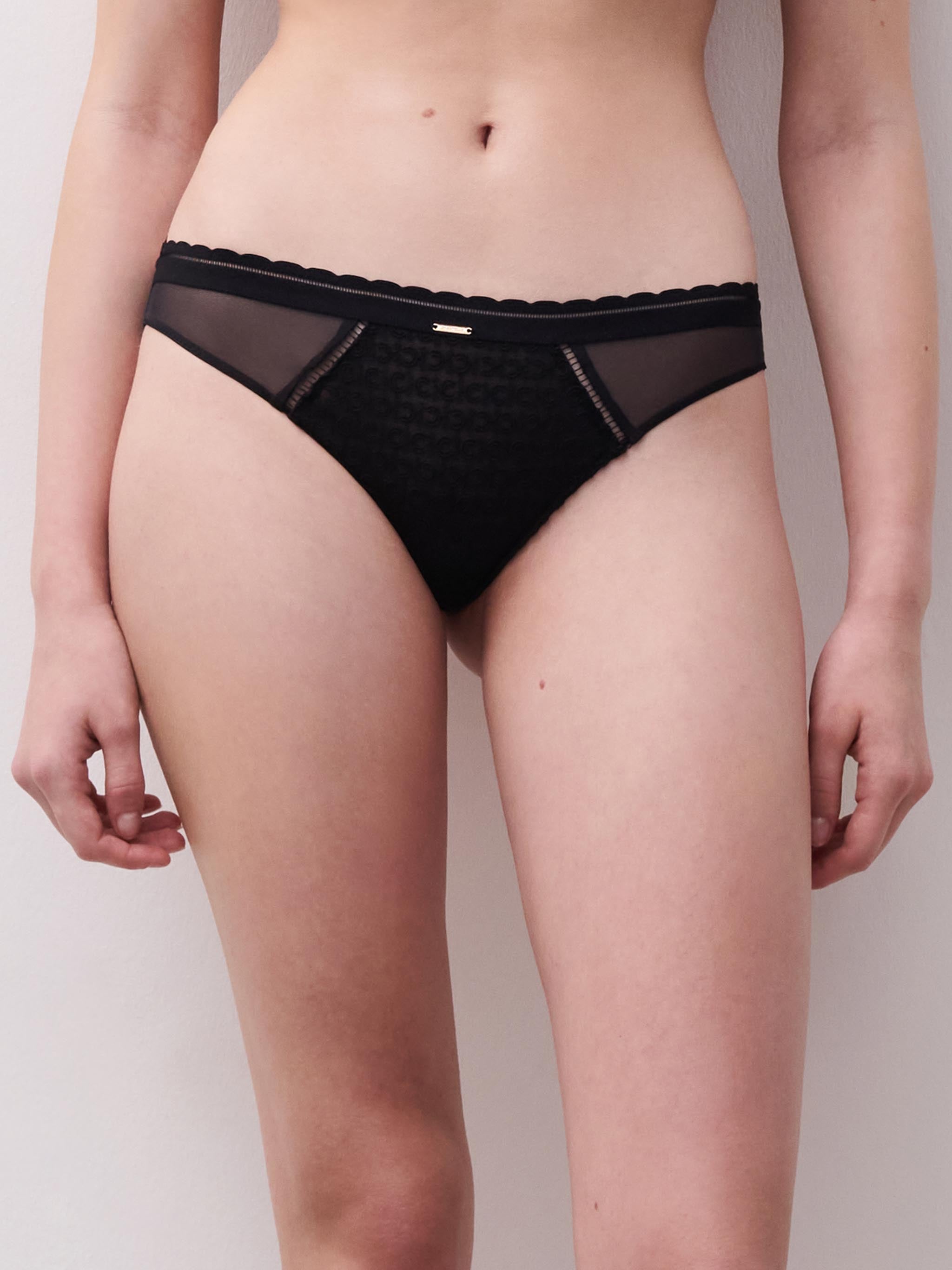 Slip dégagé - Noir