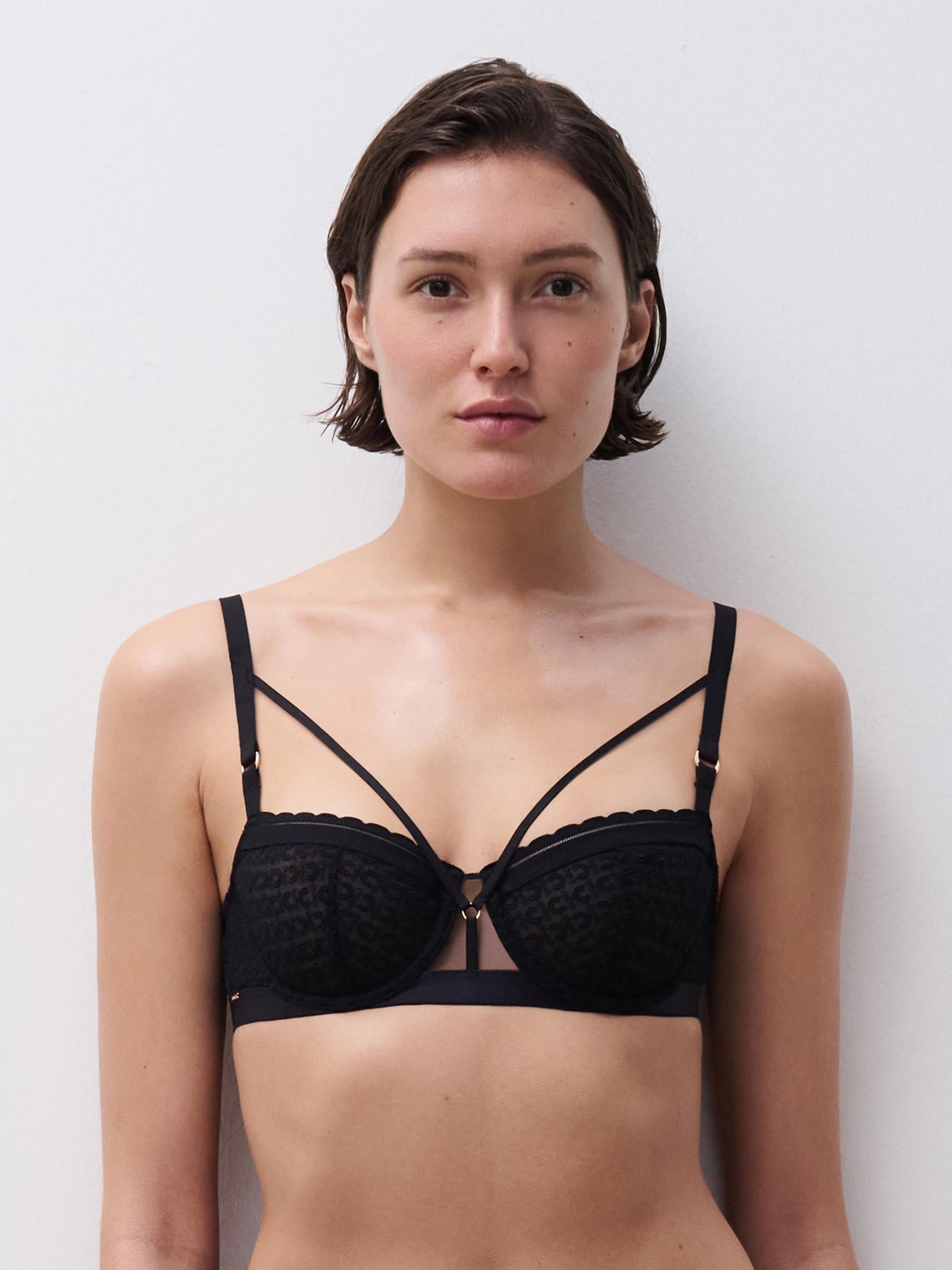 Soutien-gorge corbeille - Noir