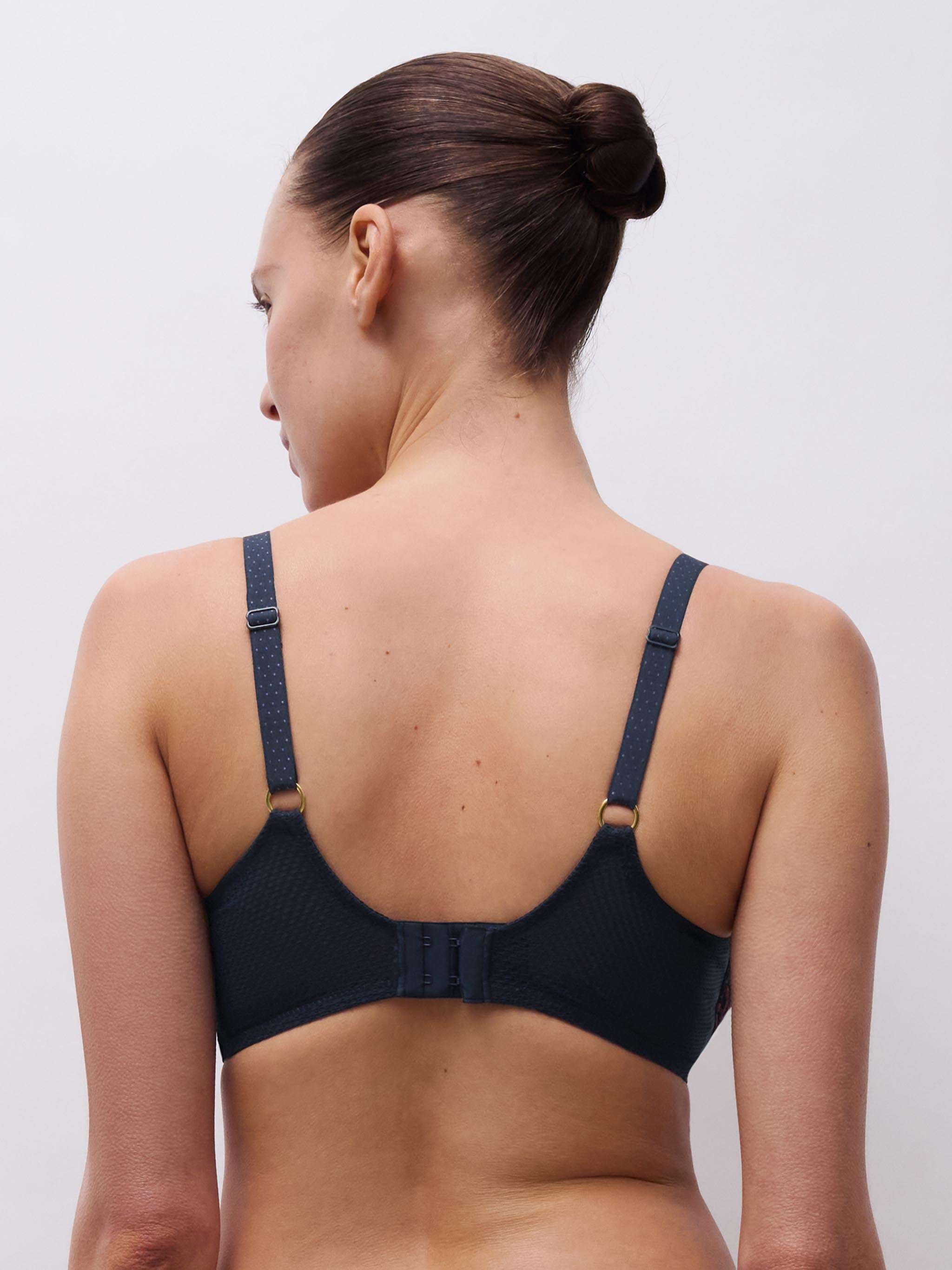 Soutien-gorge emboîtant - Bleu Marine Lurex