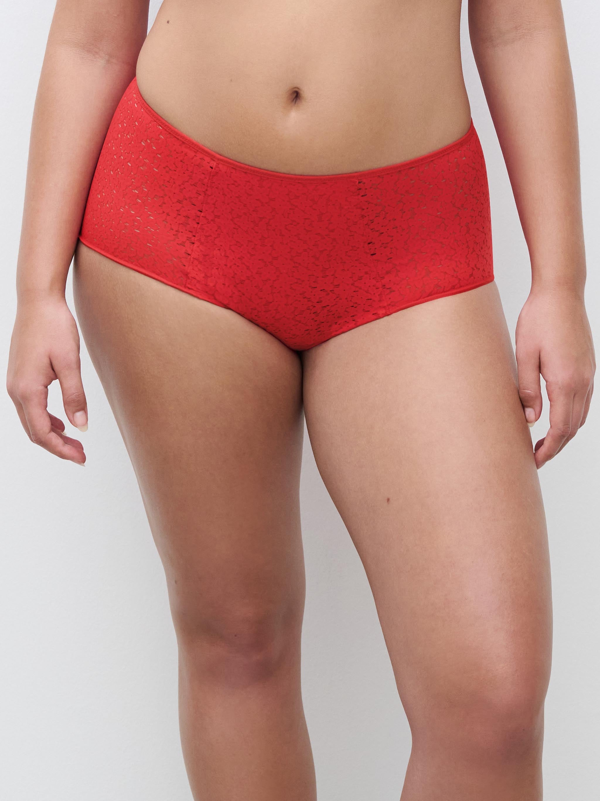 Culotte taille haute - Coquelicot