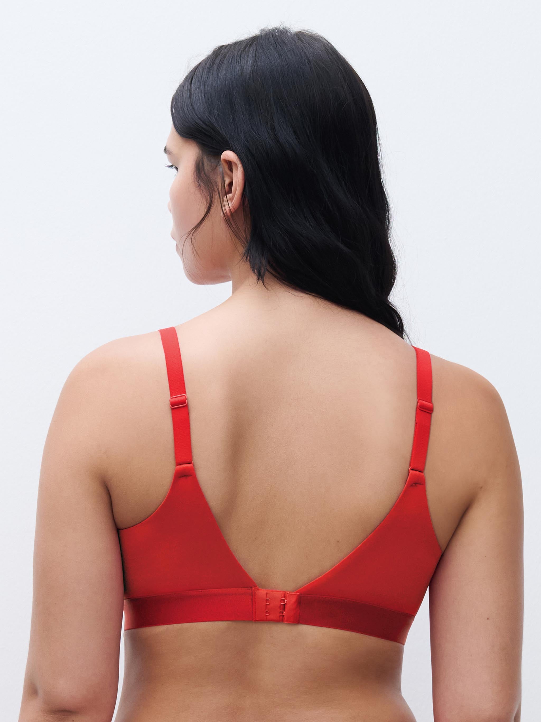 Soutien-gorge sans armature maintien - Coquelicot