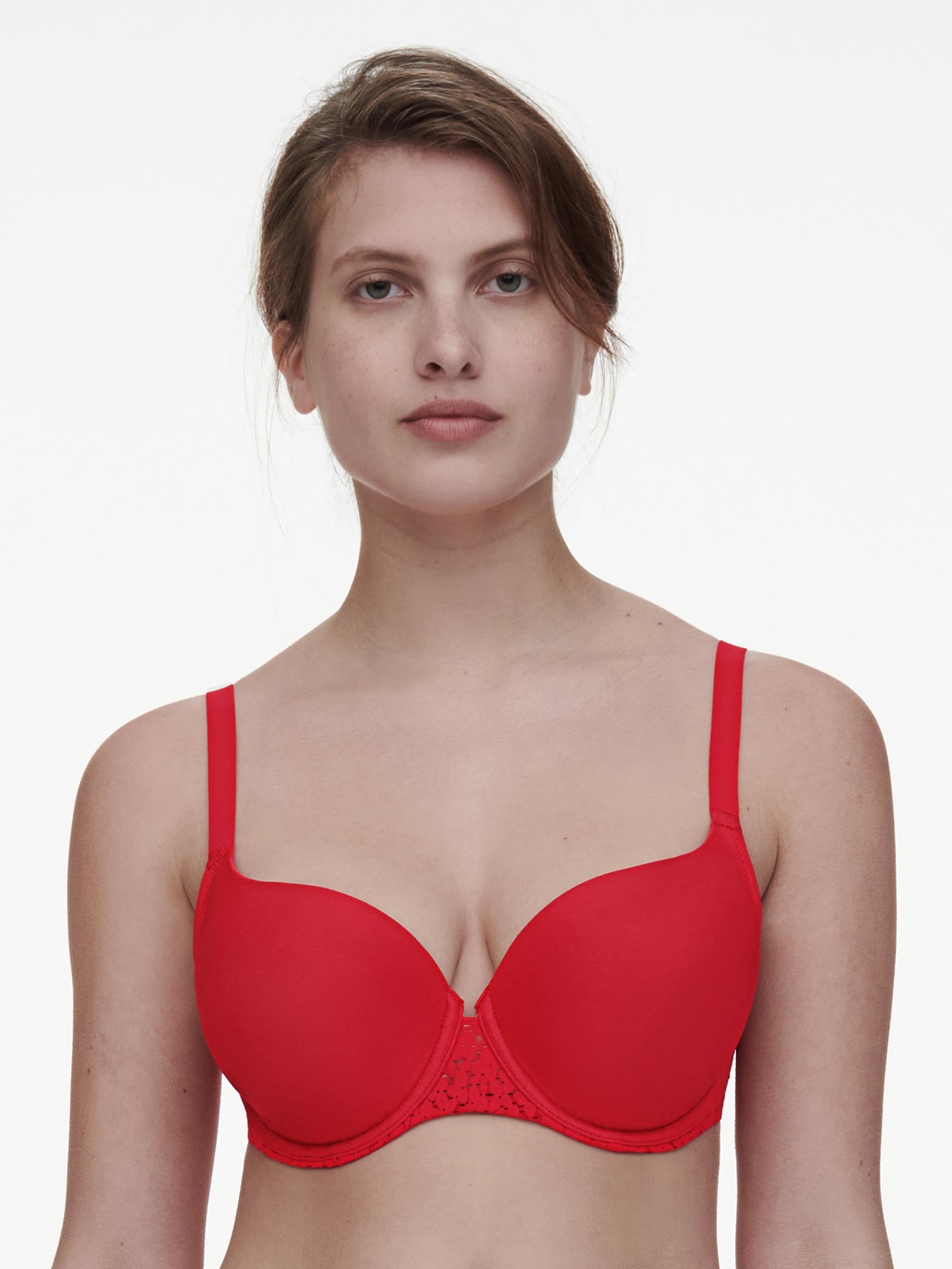 Soutien-gorge coques emboîtant - Coquelicot