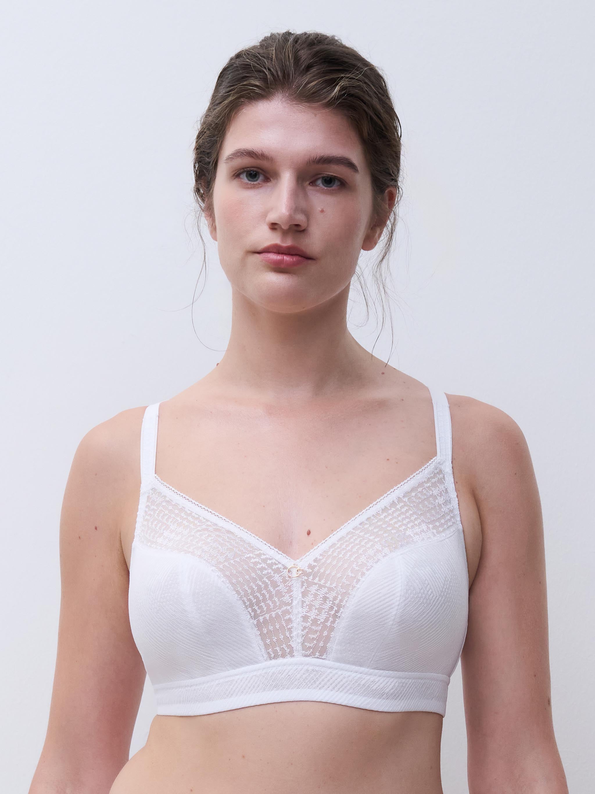 Soutien-gorge sans armature maintien - Blanc