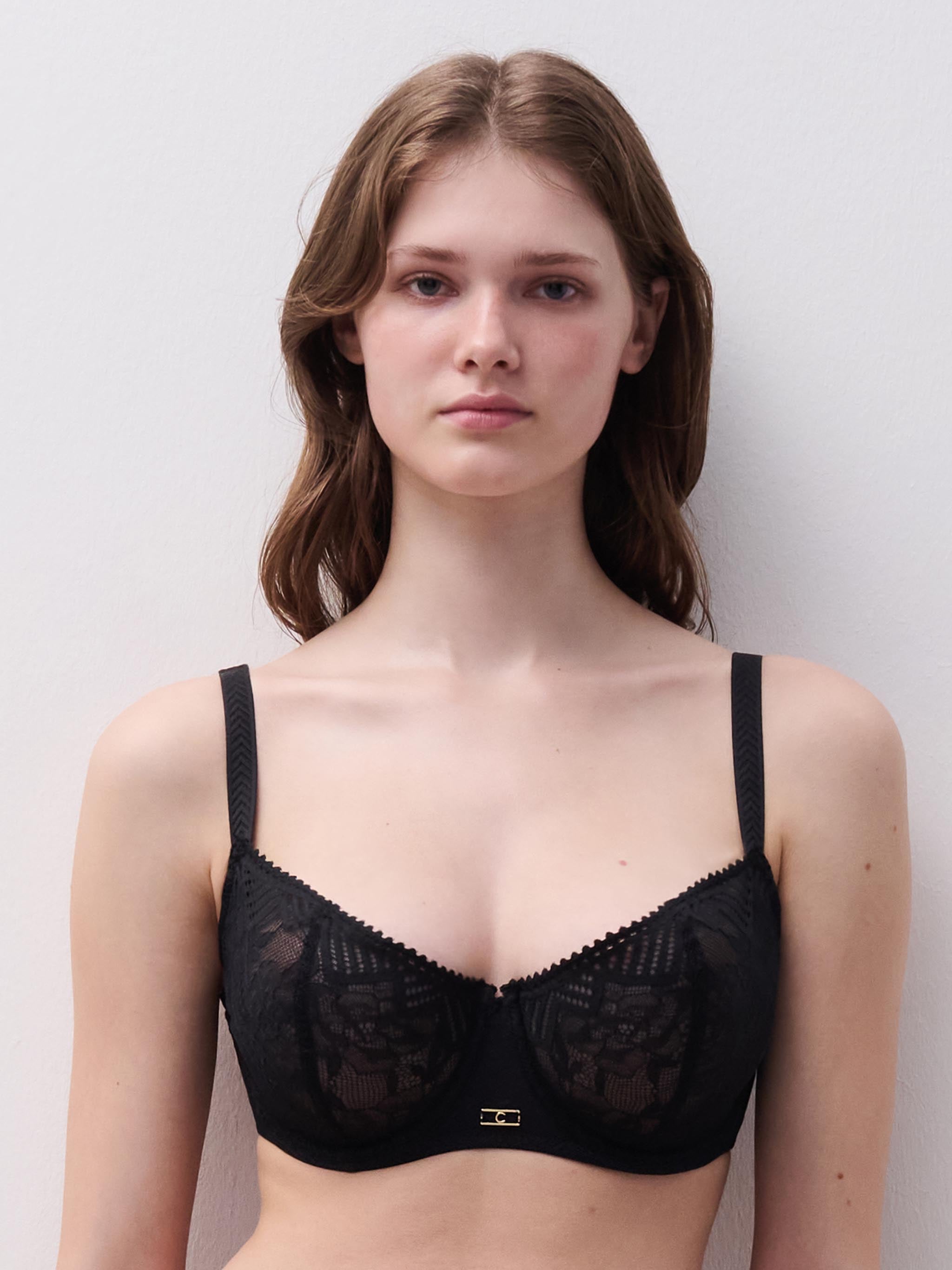 Soutien-gorge corbeille - Noir