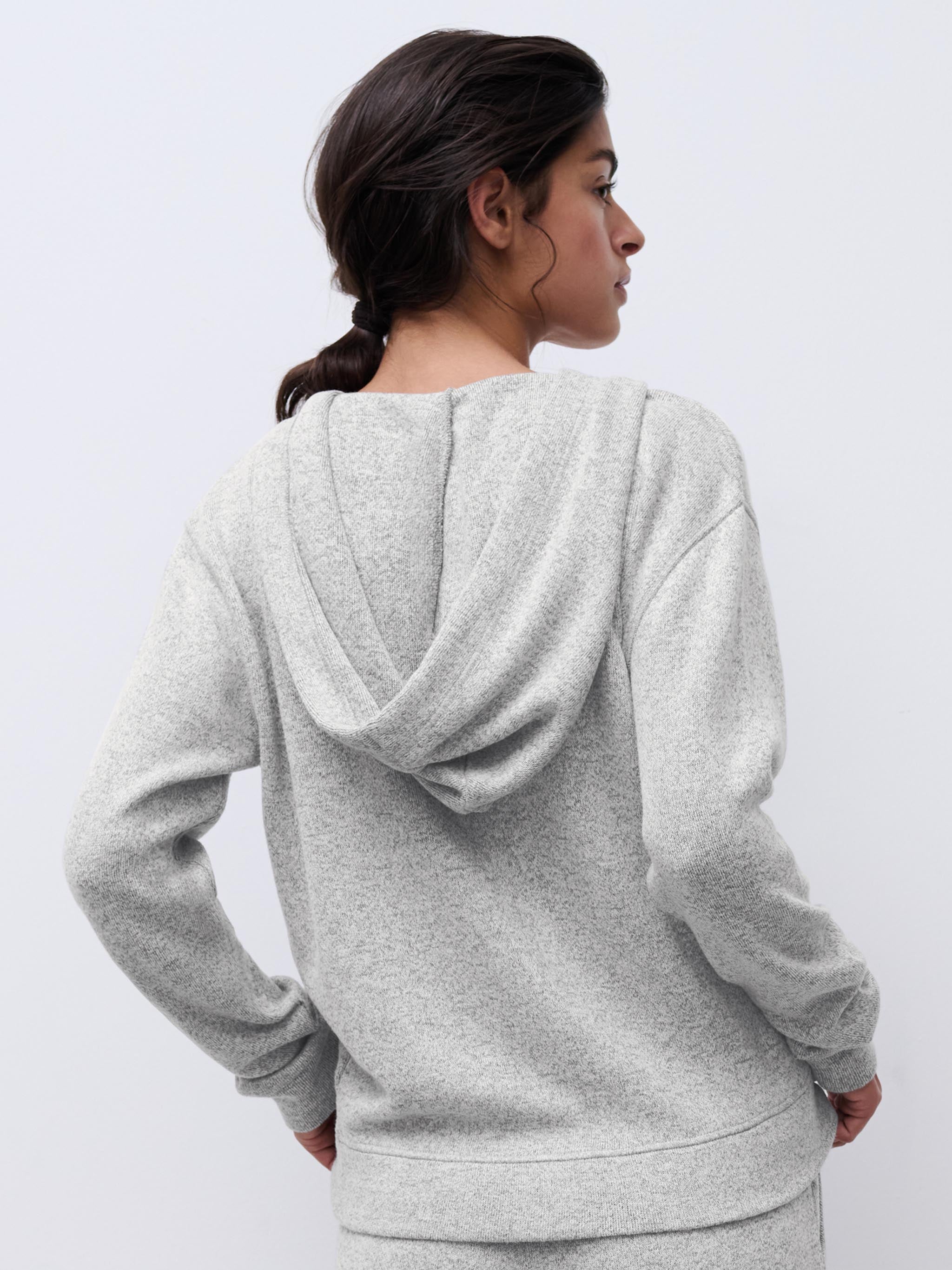 Pull à capuche - Gris chiné