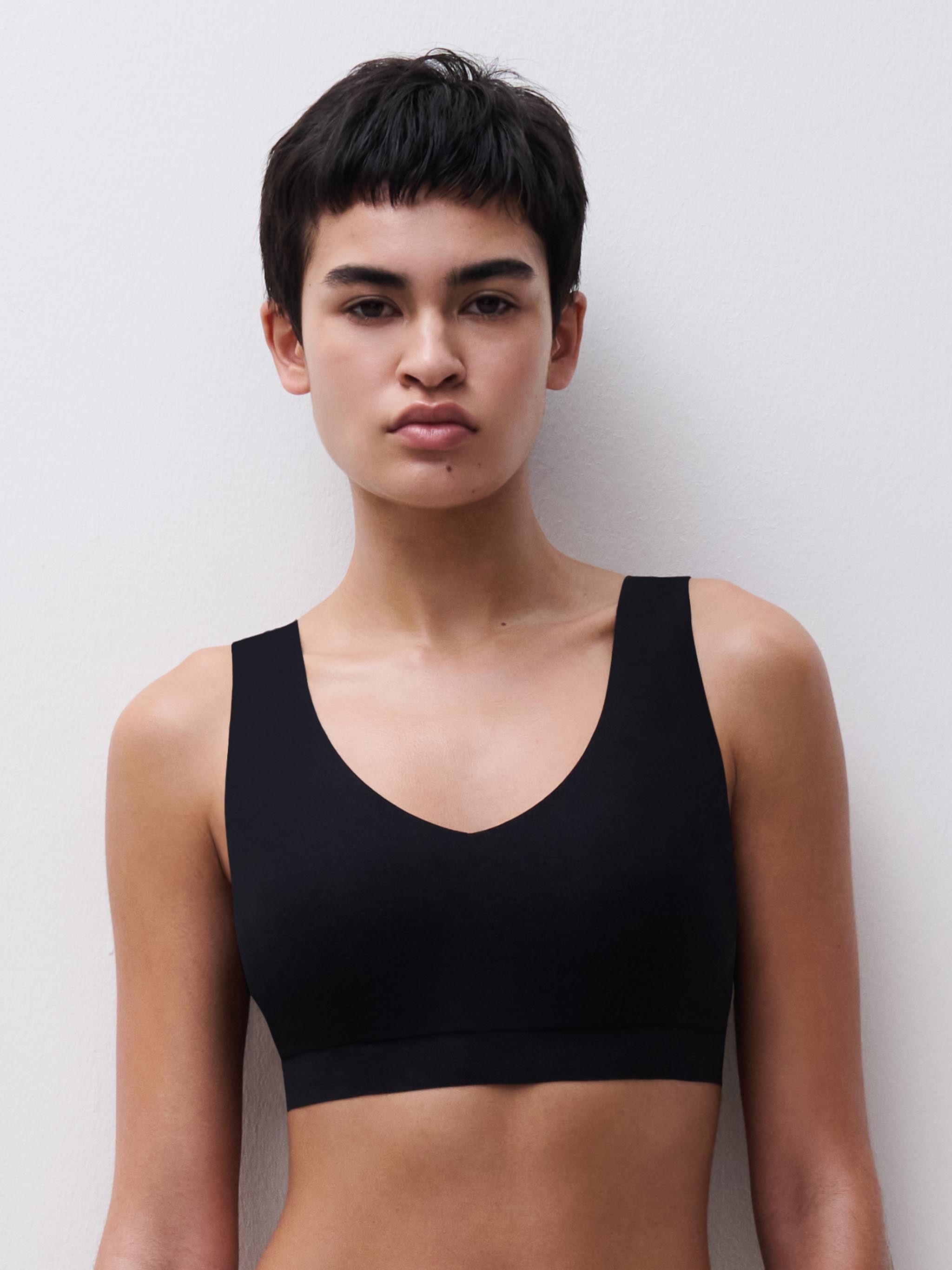 Brassière coques V Neck - Noir