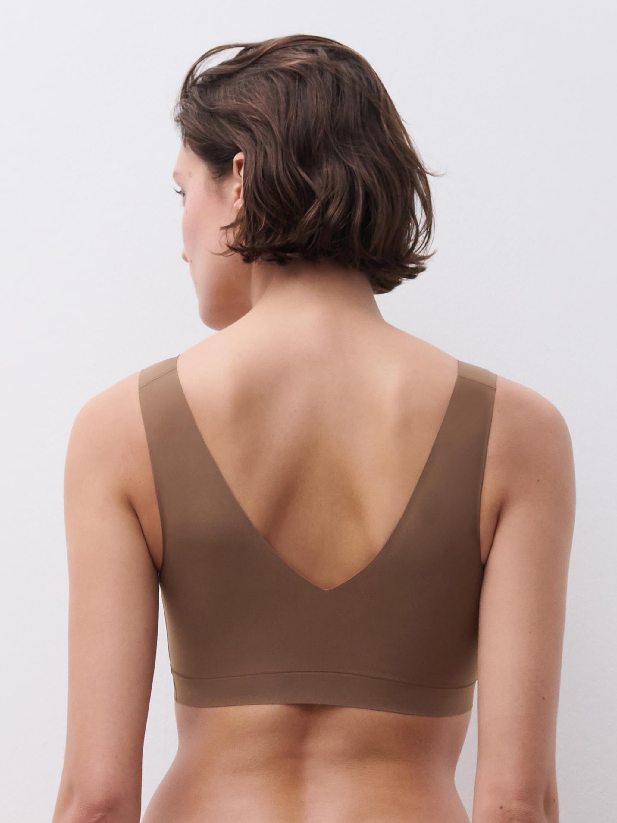 Brassière coques V Neck - Cacao