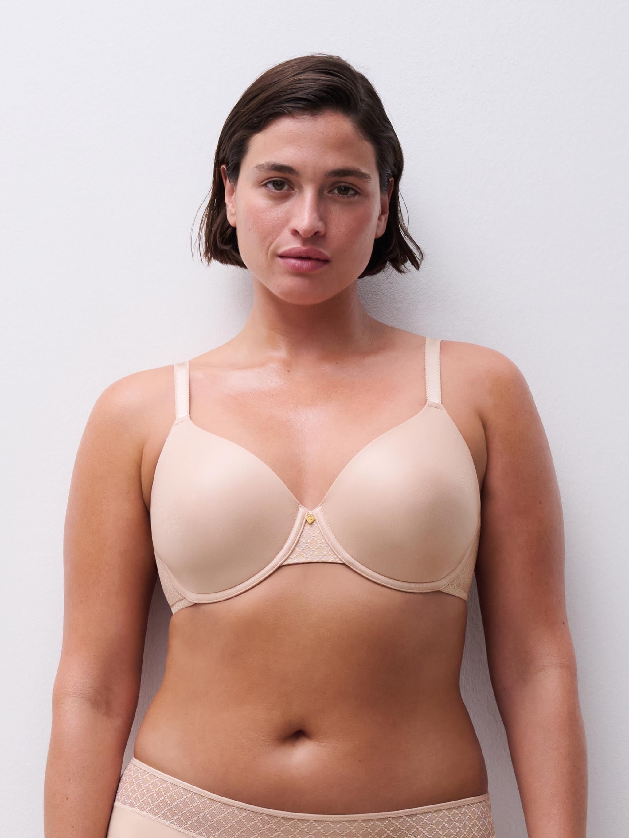 Soutien-gorge coques emboîtant - Rose dragée