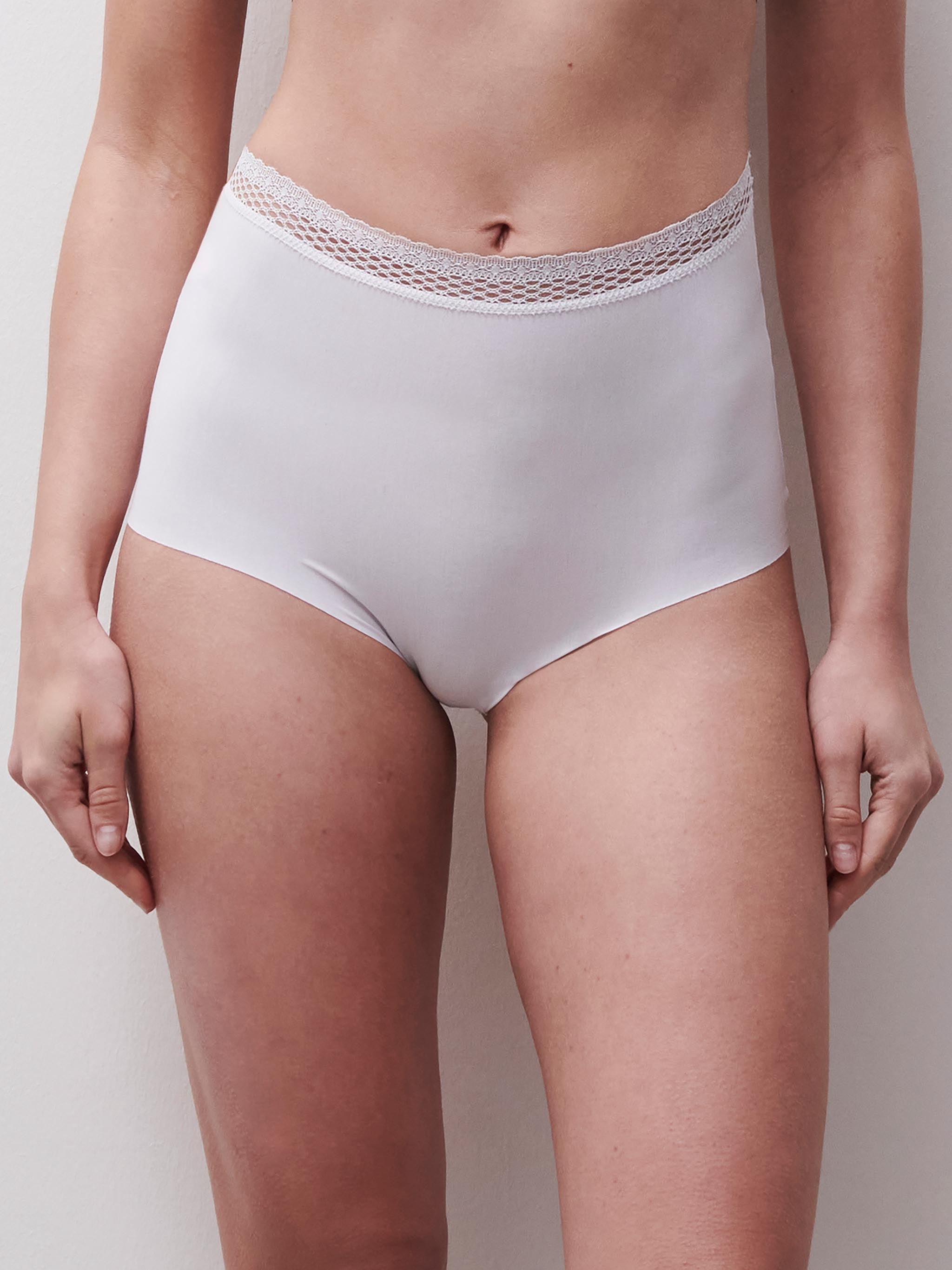Culotte taille haute - Blanc
