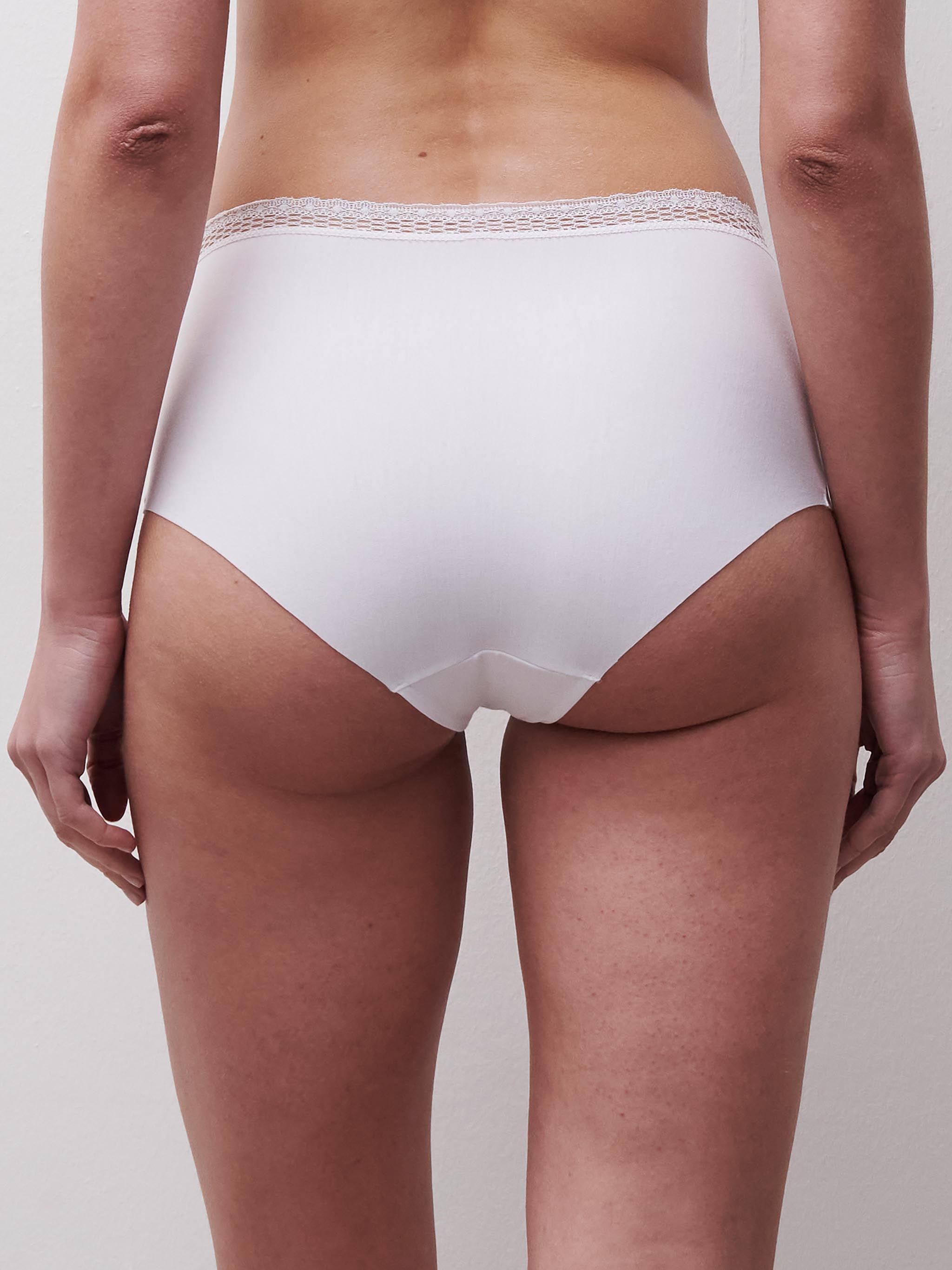 Culotte taille haute - Blanc