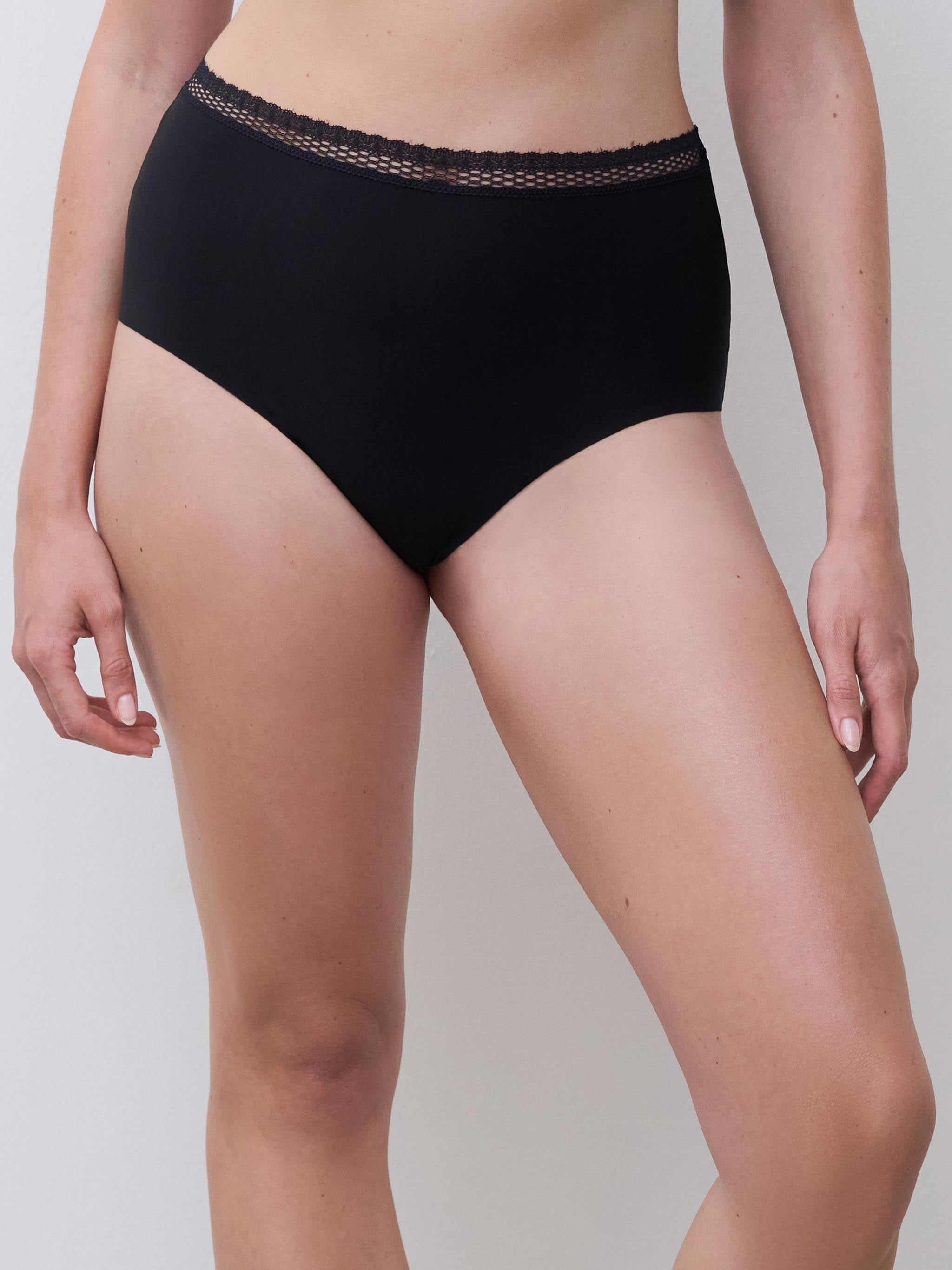 Culotte taille haute - Noir