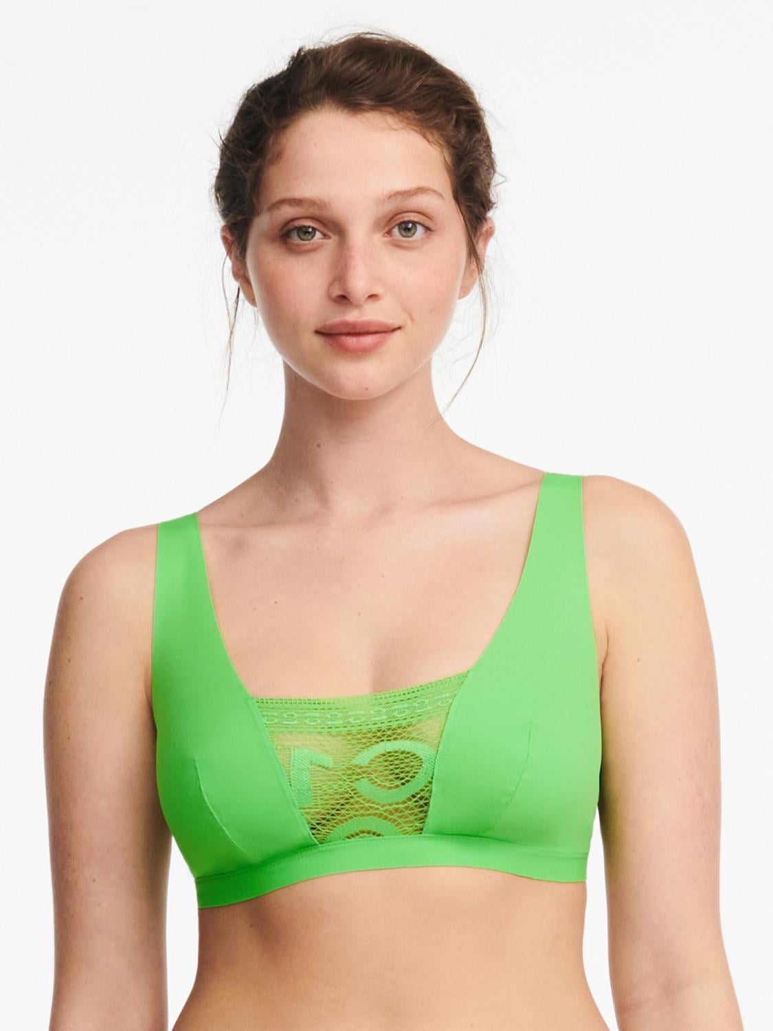 Soutien-gorge sans armature brassière - Vert poison