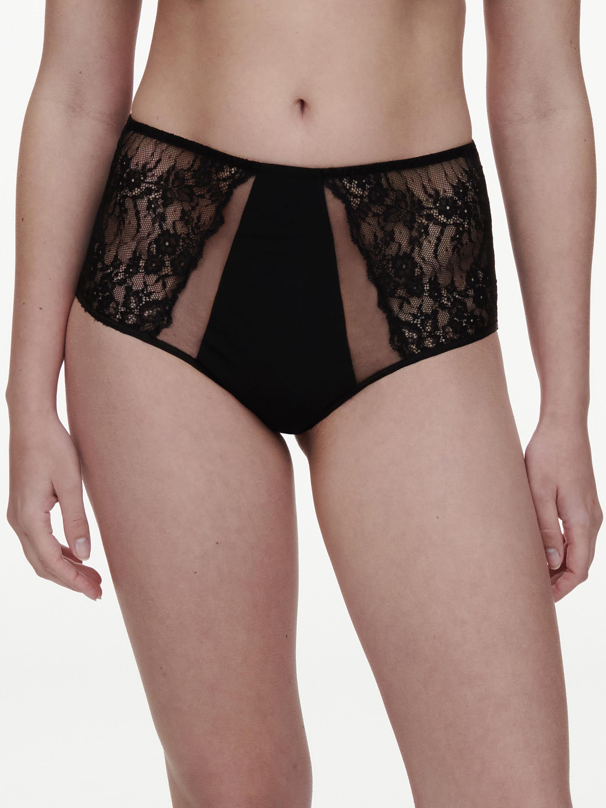 Culotte taille haute - Noir