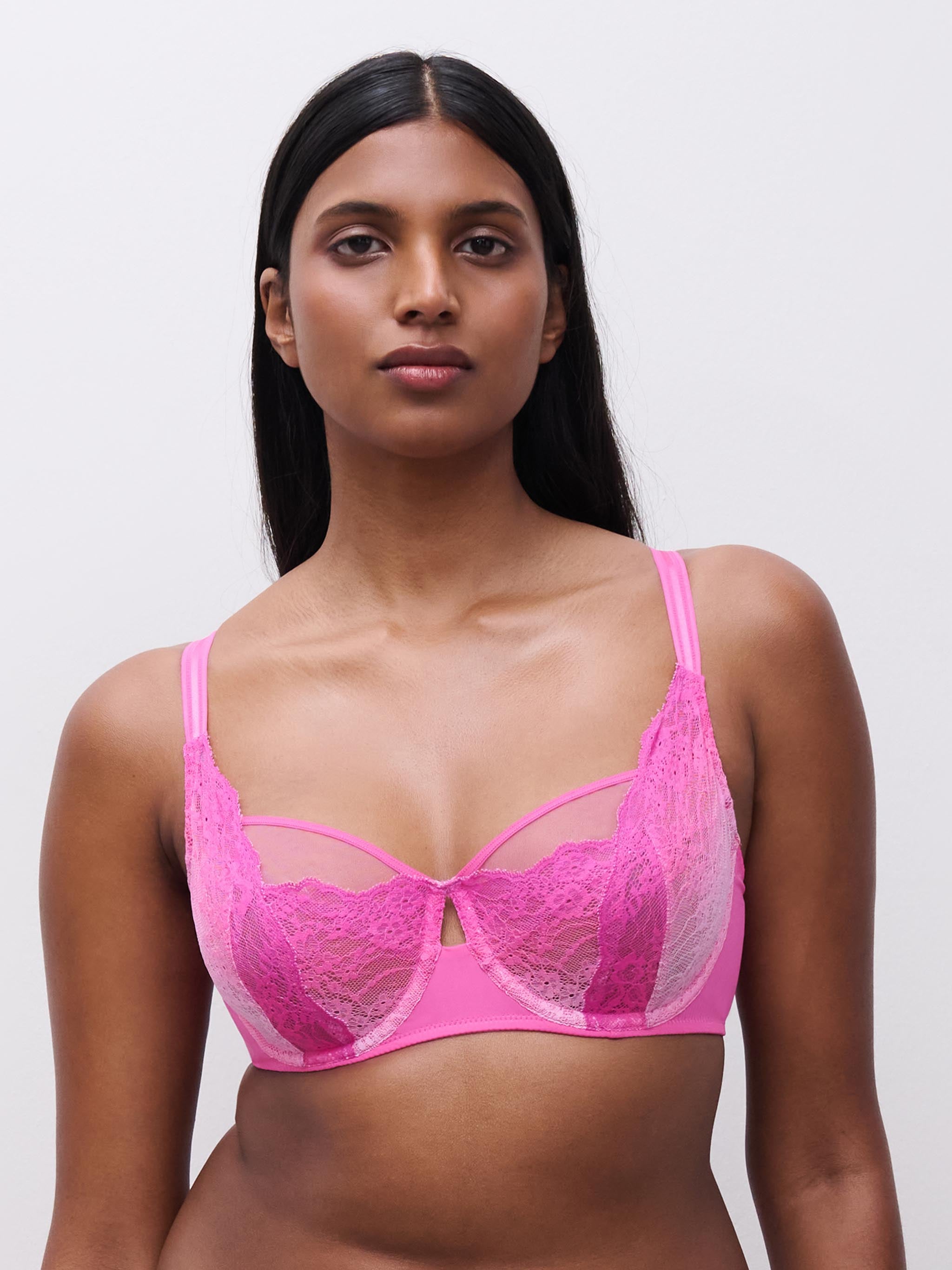 Soutien-gorge corbeille - Rhodamine dégradé
