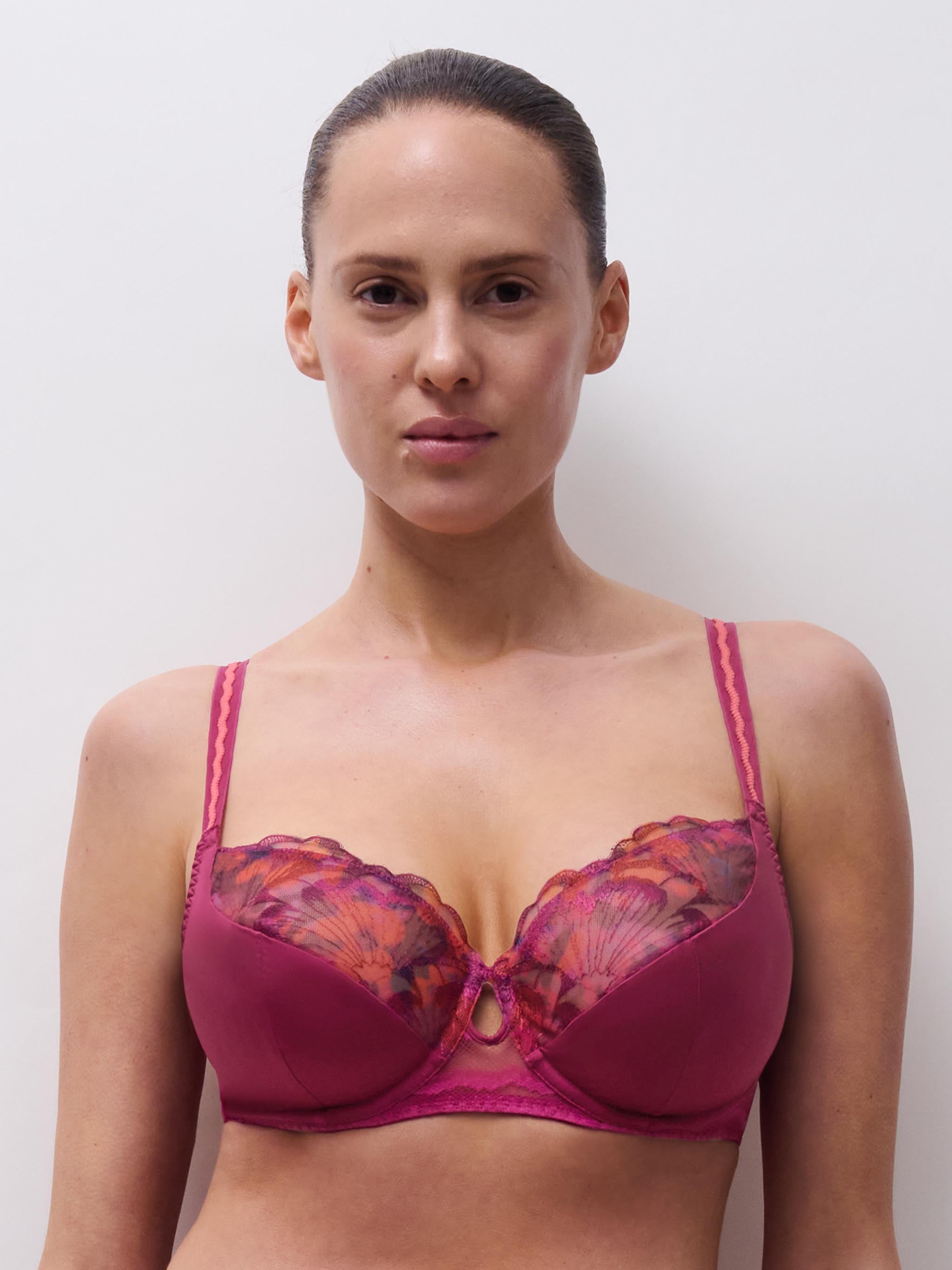 Soutien-gorge emboîtant - Fuschia foncé multicolore