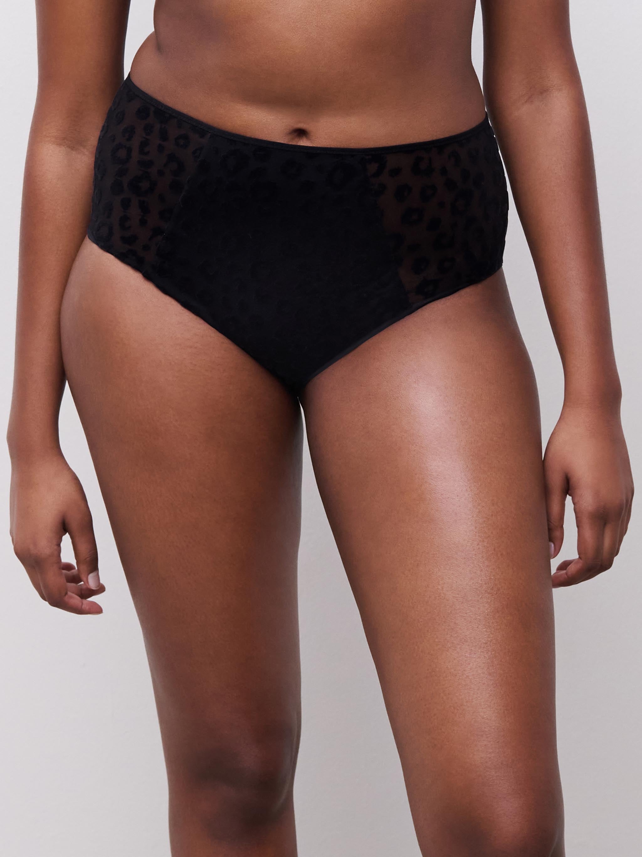 Culotte taille haute - Noir