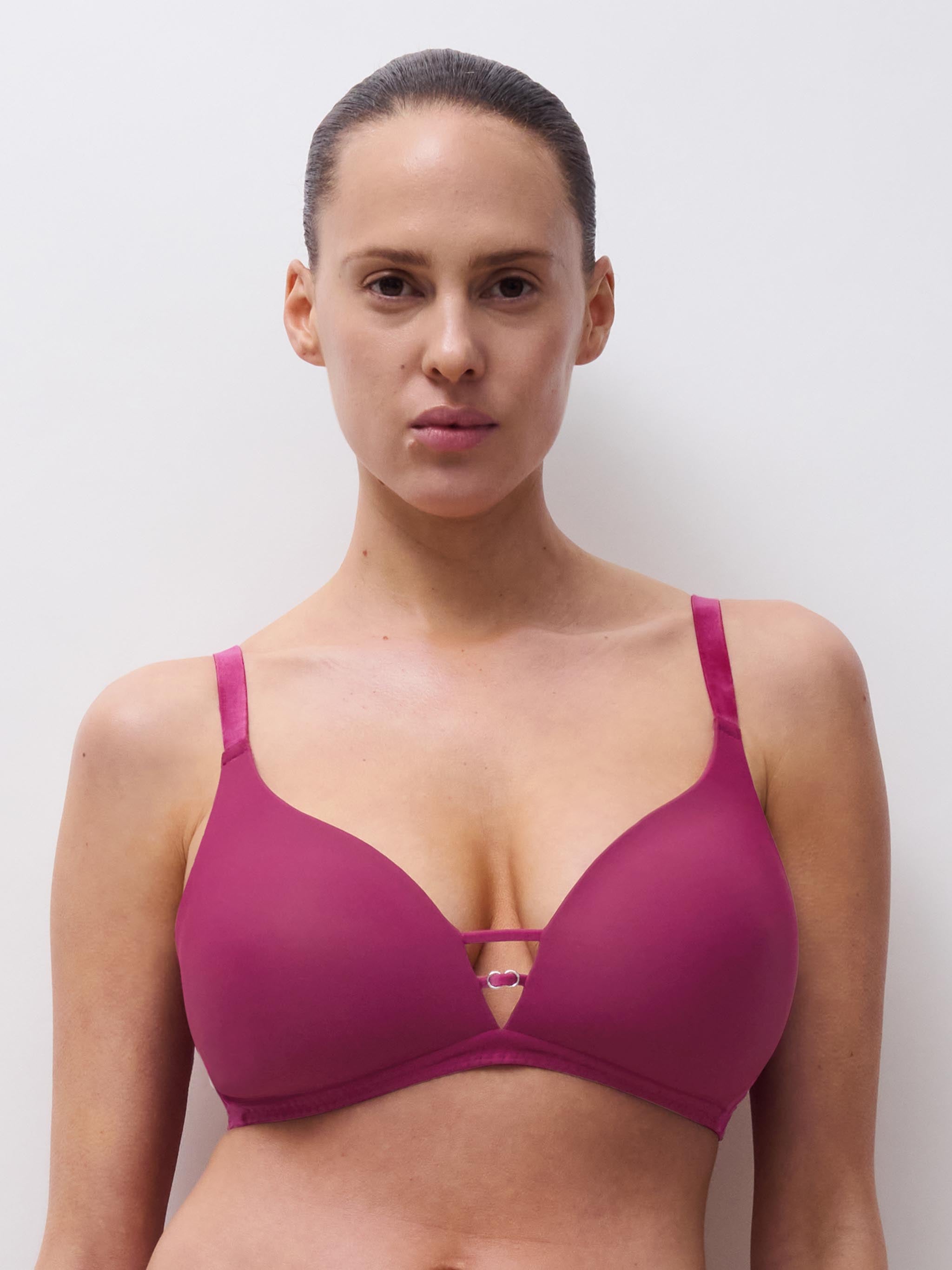 Soutien-gorge sans armature - Fuschia foncé
