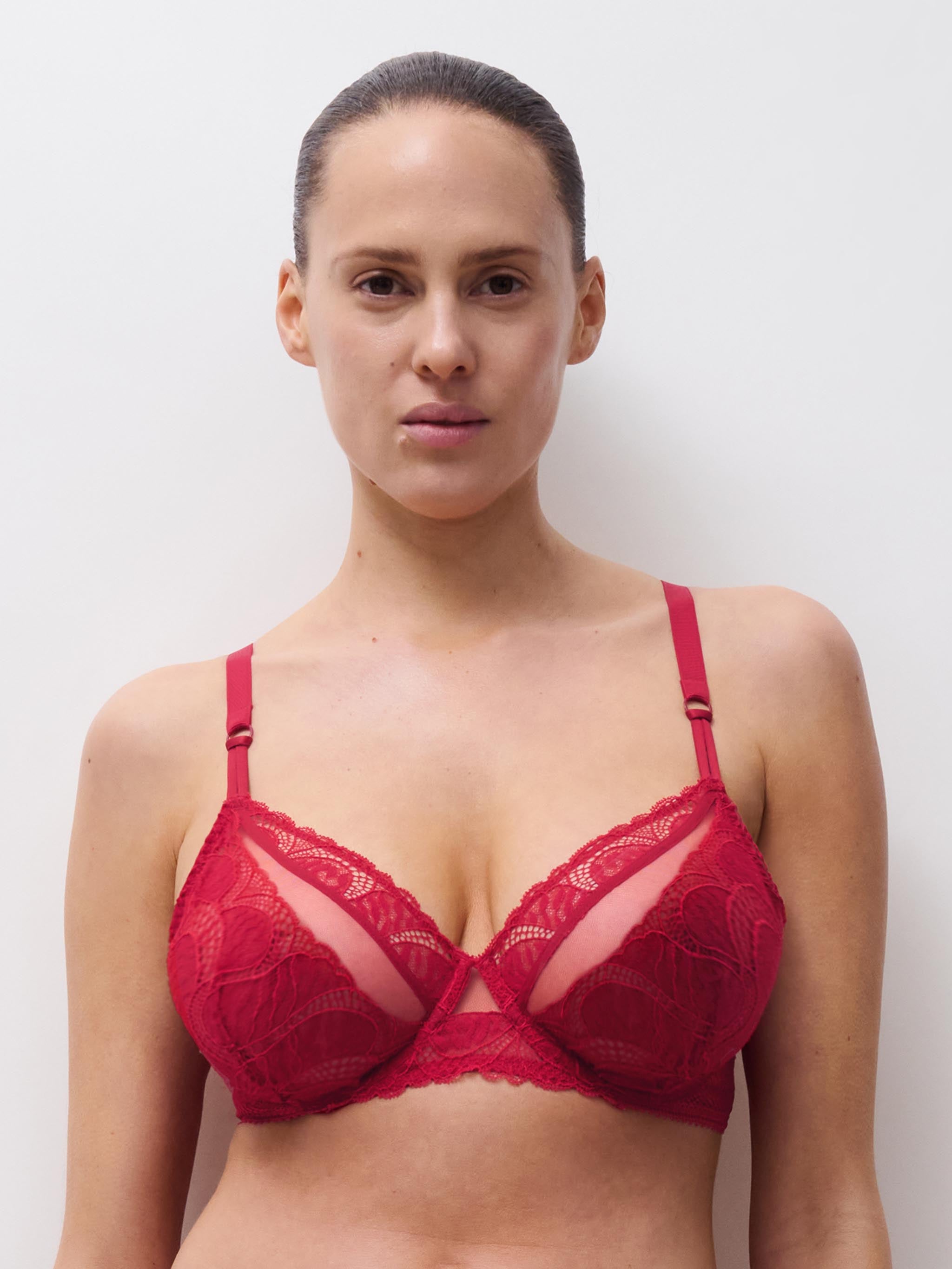 Soutien-gorge emboîtant - Rouge scarlet