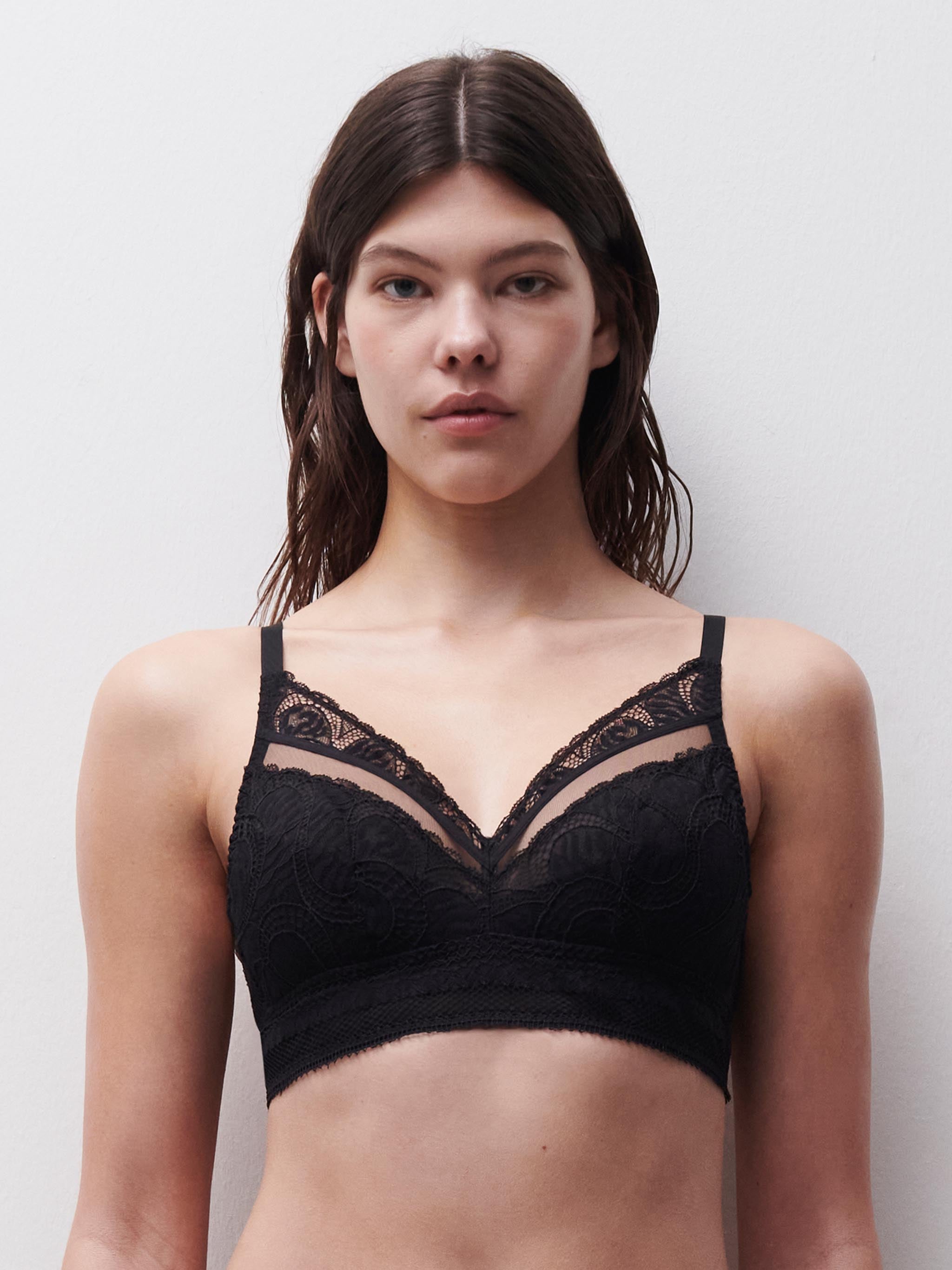 Soutien-gorge sans armature maintien - Noir