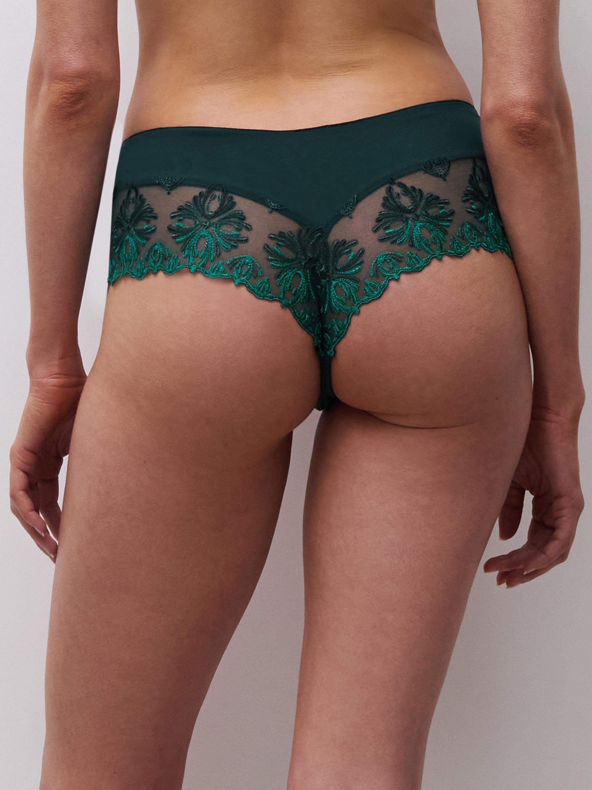 Shorty dégagé - Vert Eden Multicolore