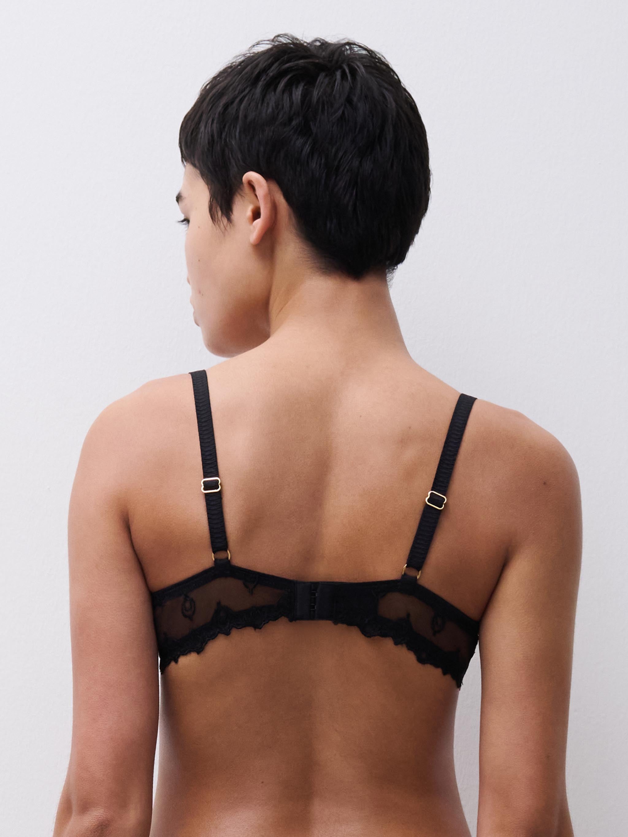 Soutien-gorge corbeille - Noir