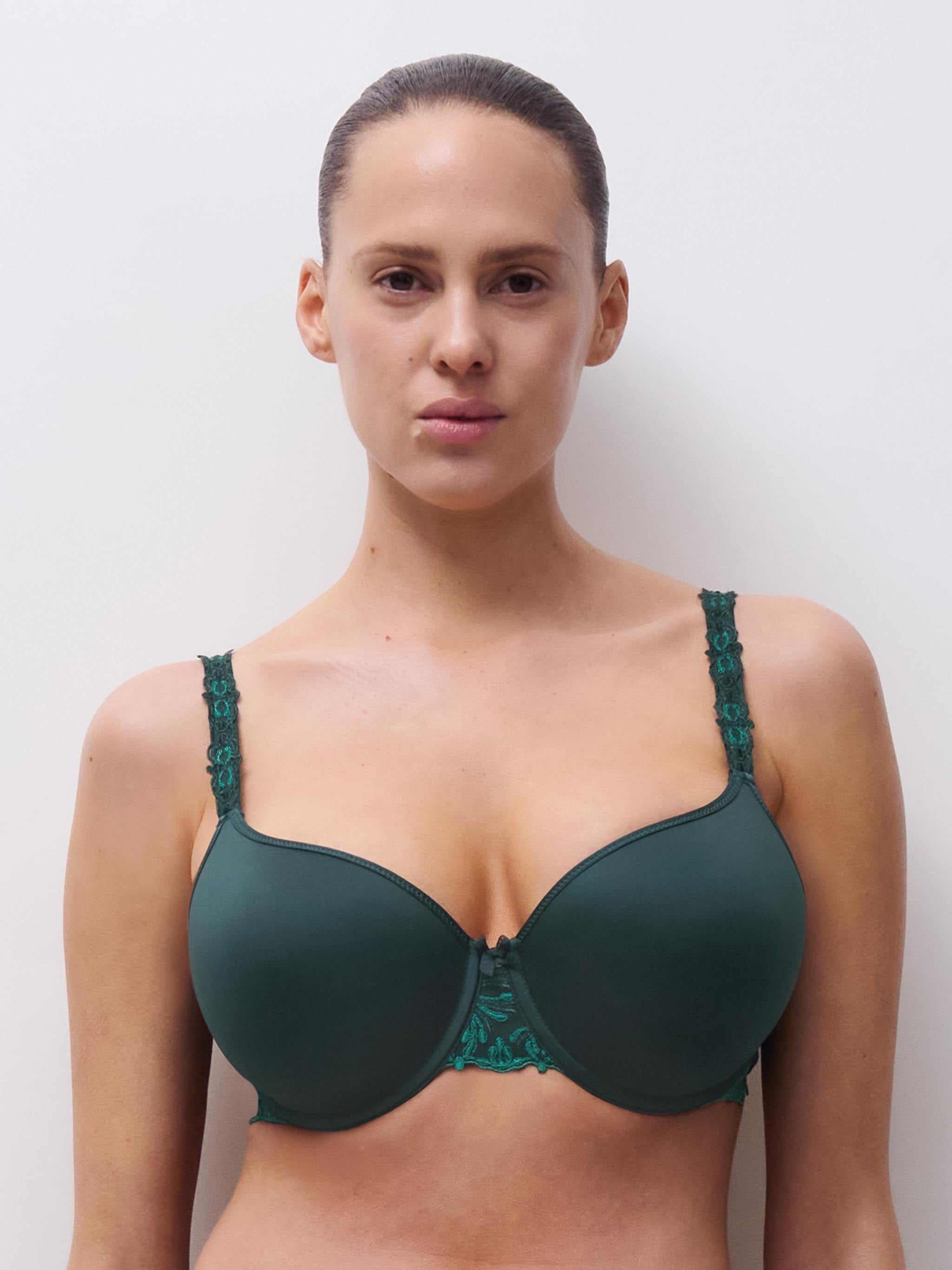 Soutien-gorge mémoire de forme emboîtant - Vert Eden Multicolore